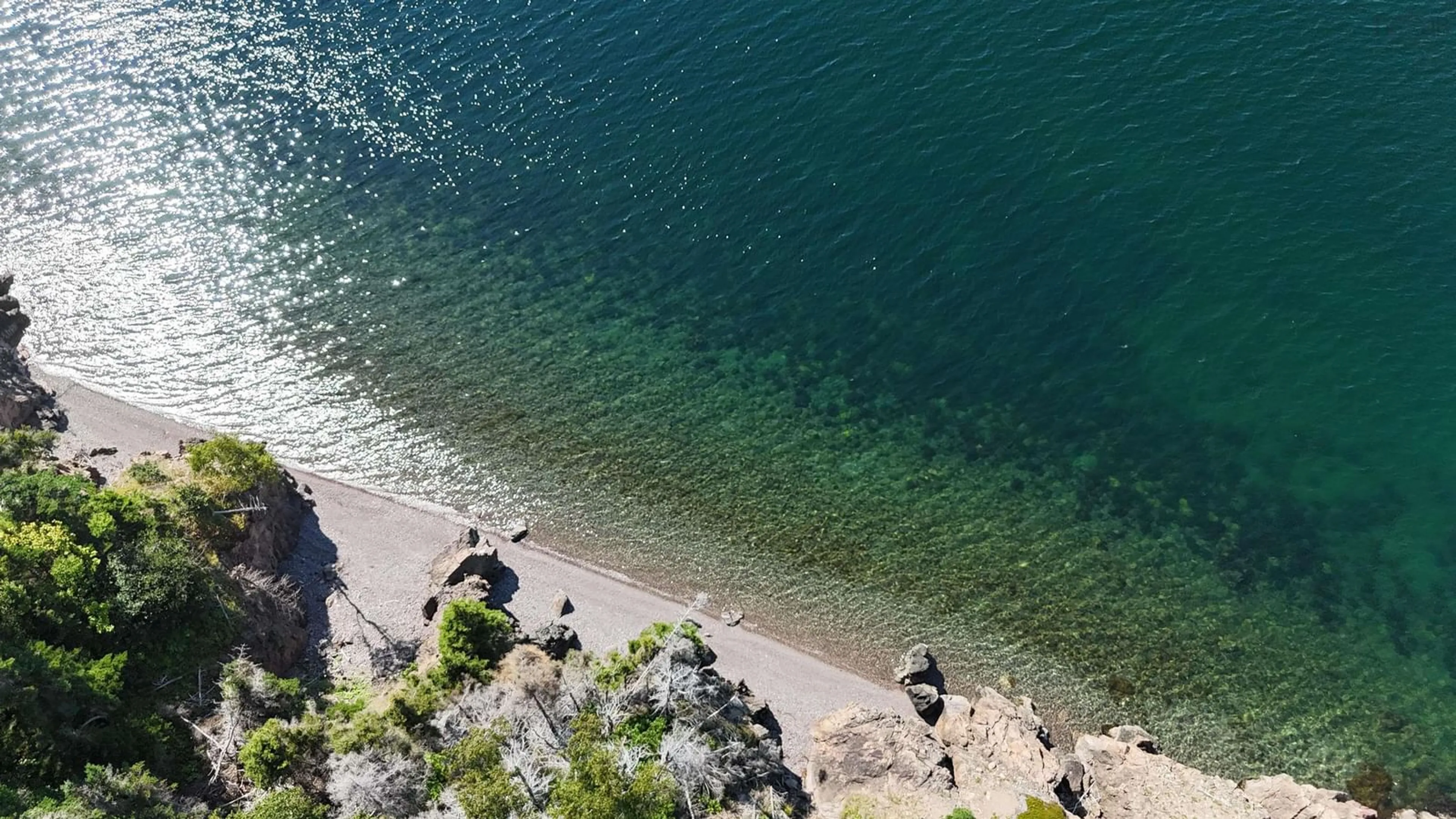 A pic from outside/outdoor area/front of a property/back of a property/a pic from drone, water/lake/river/ocean view for 95 Lakeshore Dr, Irish Cove Nova Scotia B0E 3B0
