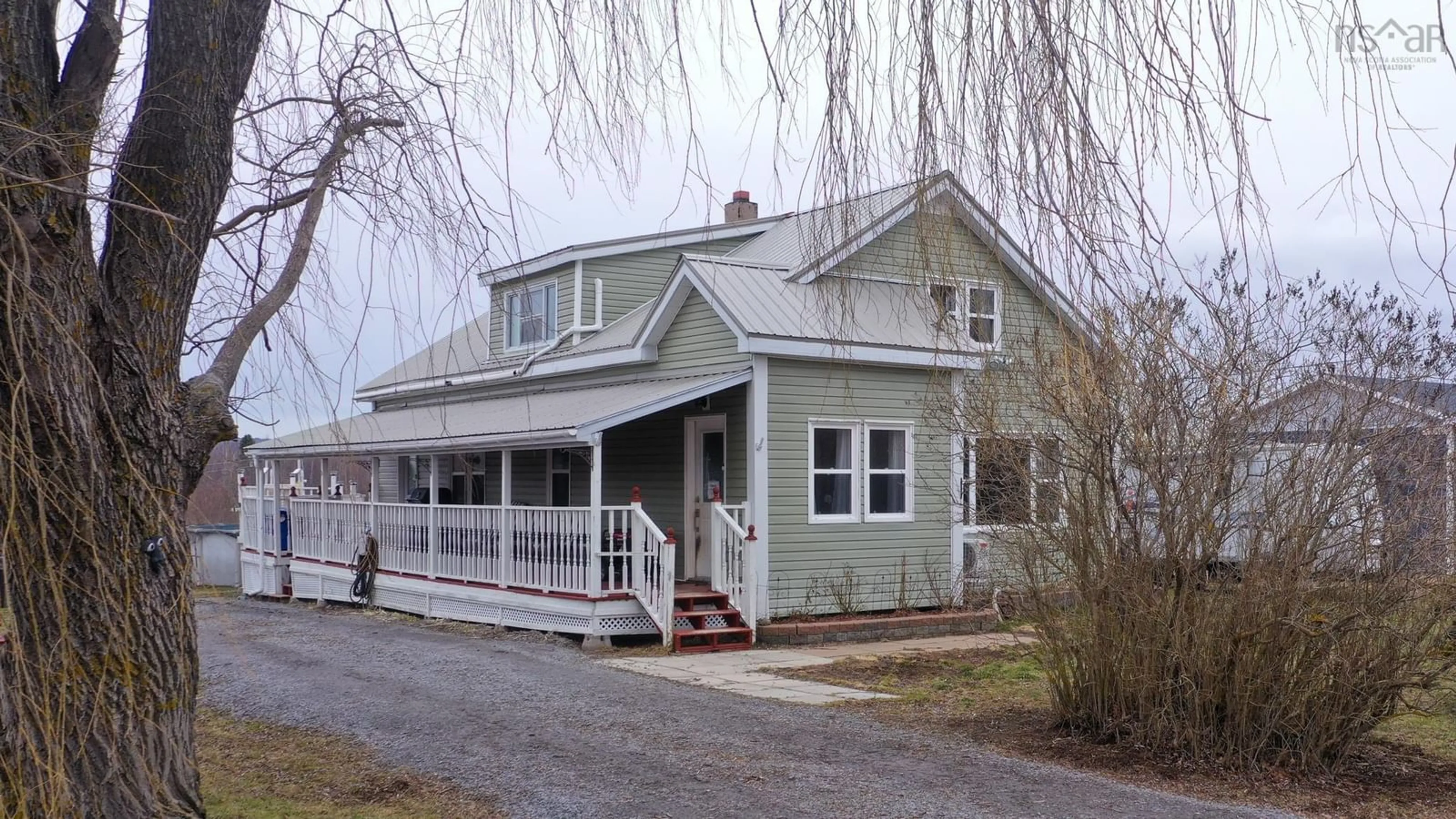 Home with vinyl exterior material, street for 953 Middle Rd, North Williamston Nova Scotia B0S 1M0