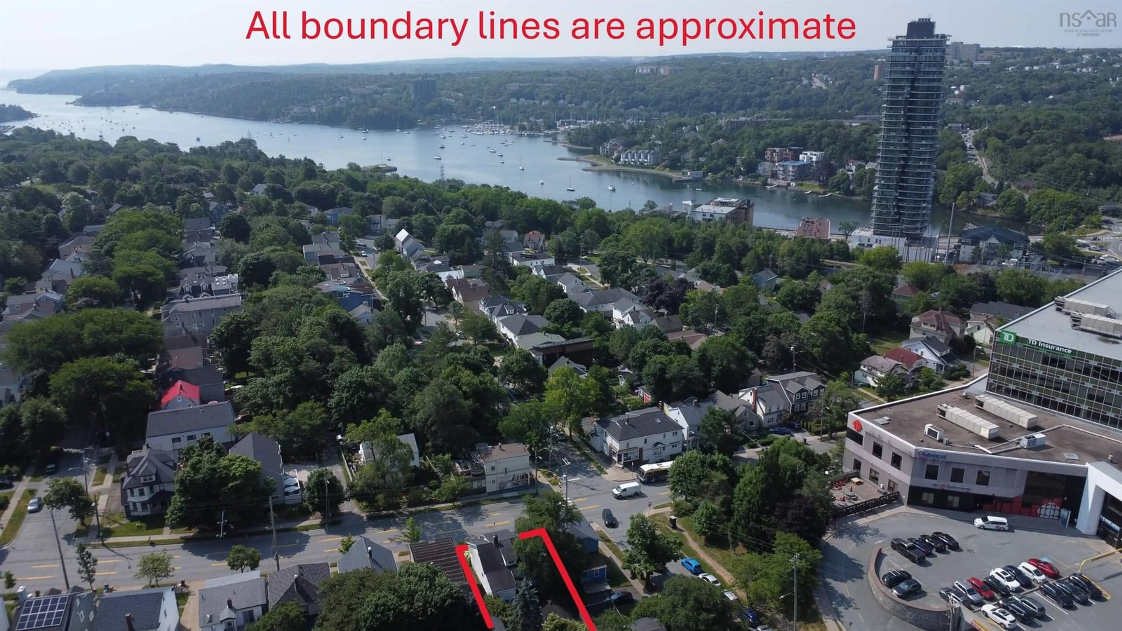 A pic from outside/outdoor area/front of a property/back of a property/a pic from drone, water/lake/river/ocean view for 6983 Chebucto Rd, Halifax Nova Scotia B3L 1M6
