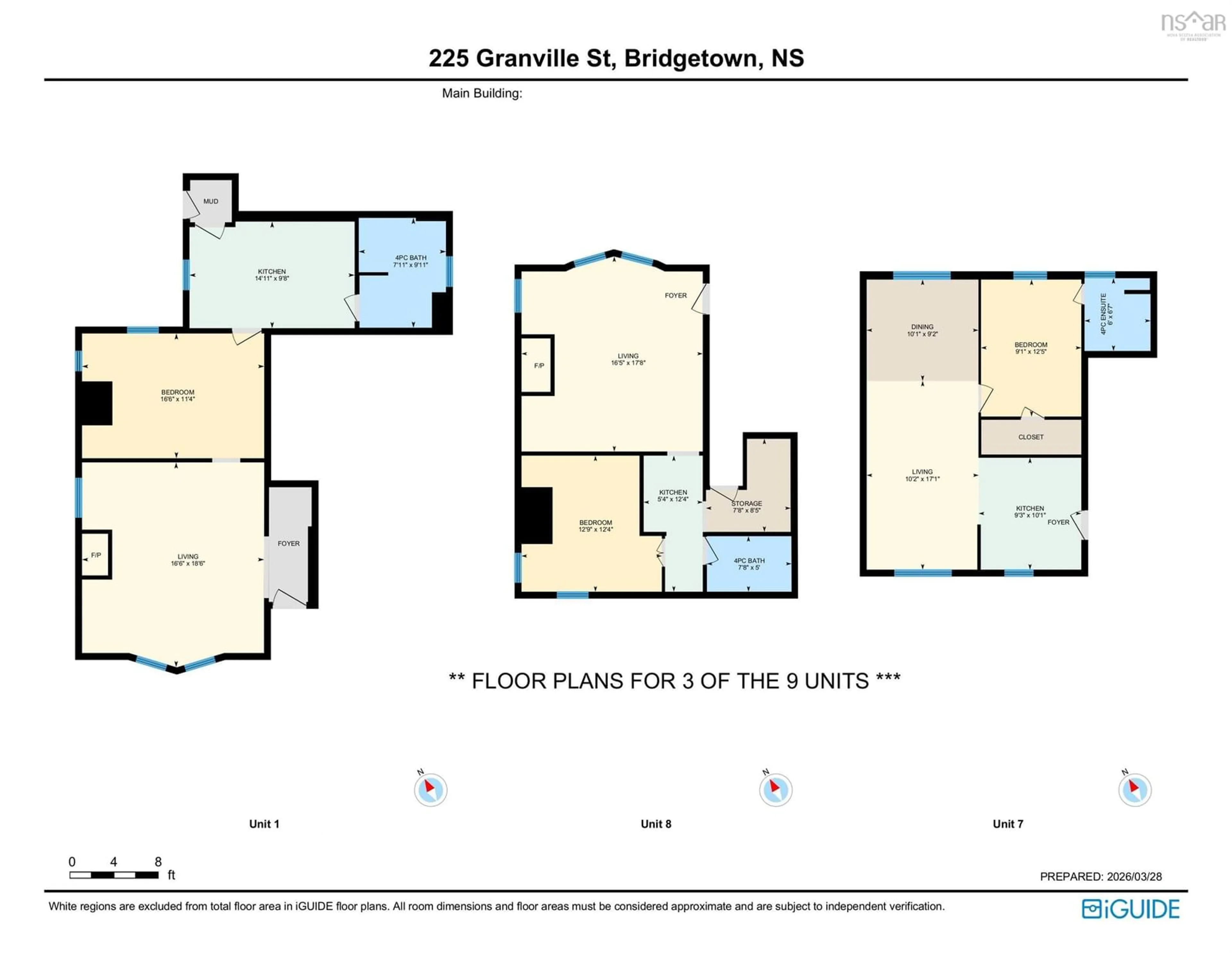 Floor plan for 225 Granville Street, Bridgetown Nova Scotia B0S 1C0