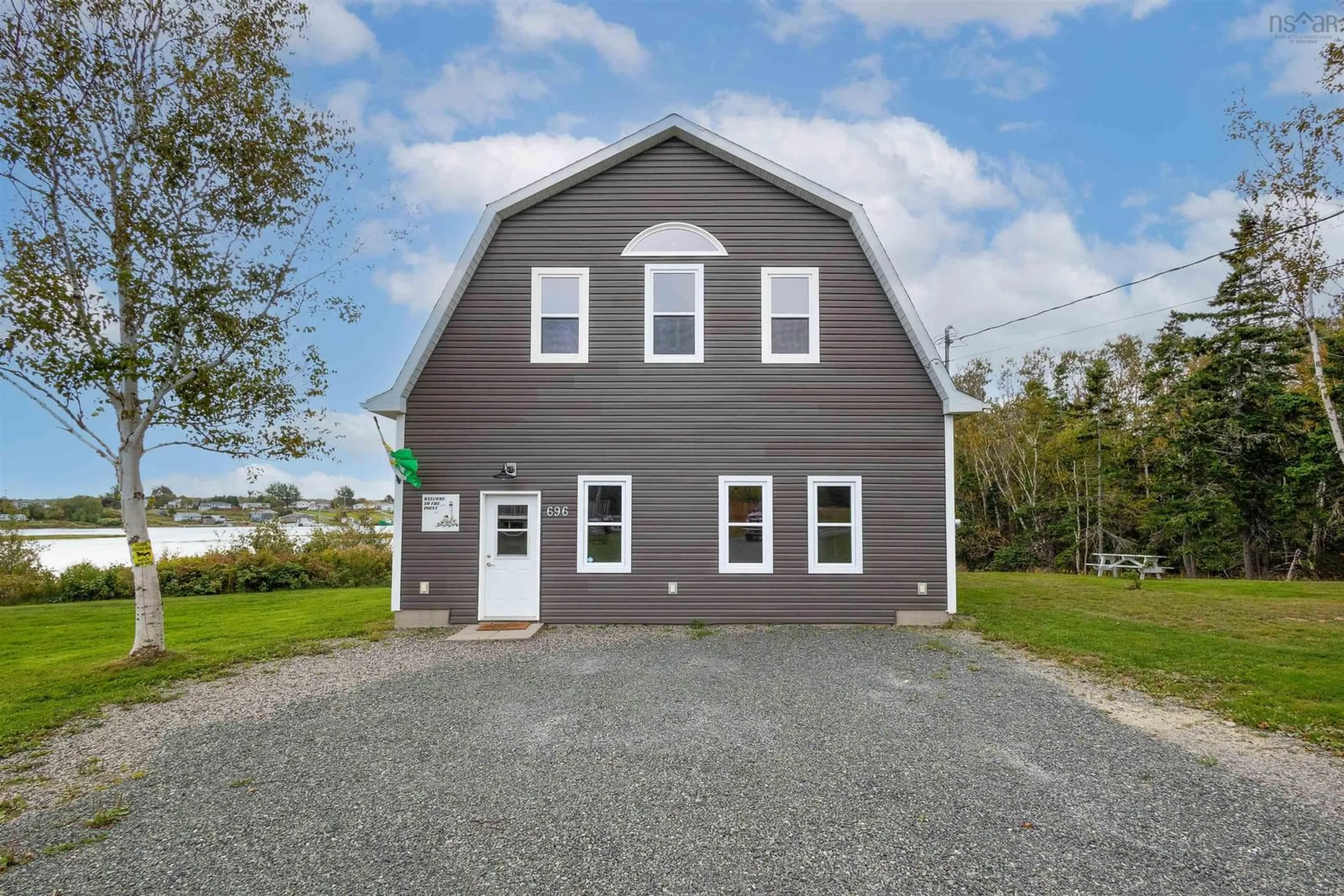 Home with vinyl exterior material, building for 696 Point Aconi Rd, Point Aconi Nova Scotia B2W 1Z2