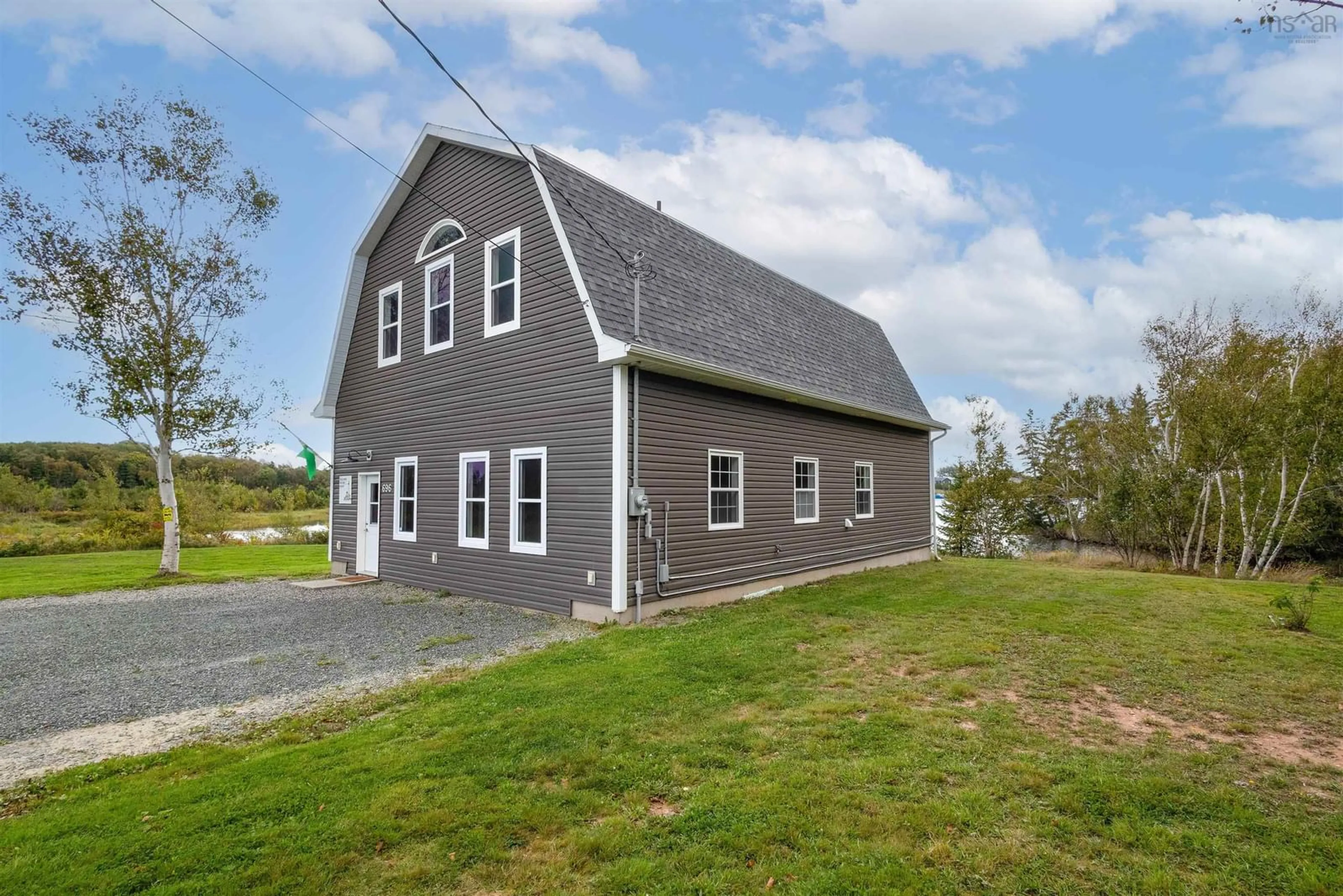 Home with vinyl exterior material, building for 696 Point Aconi Rd, Point Aconi Nova Scotia B2W 1Z2