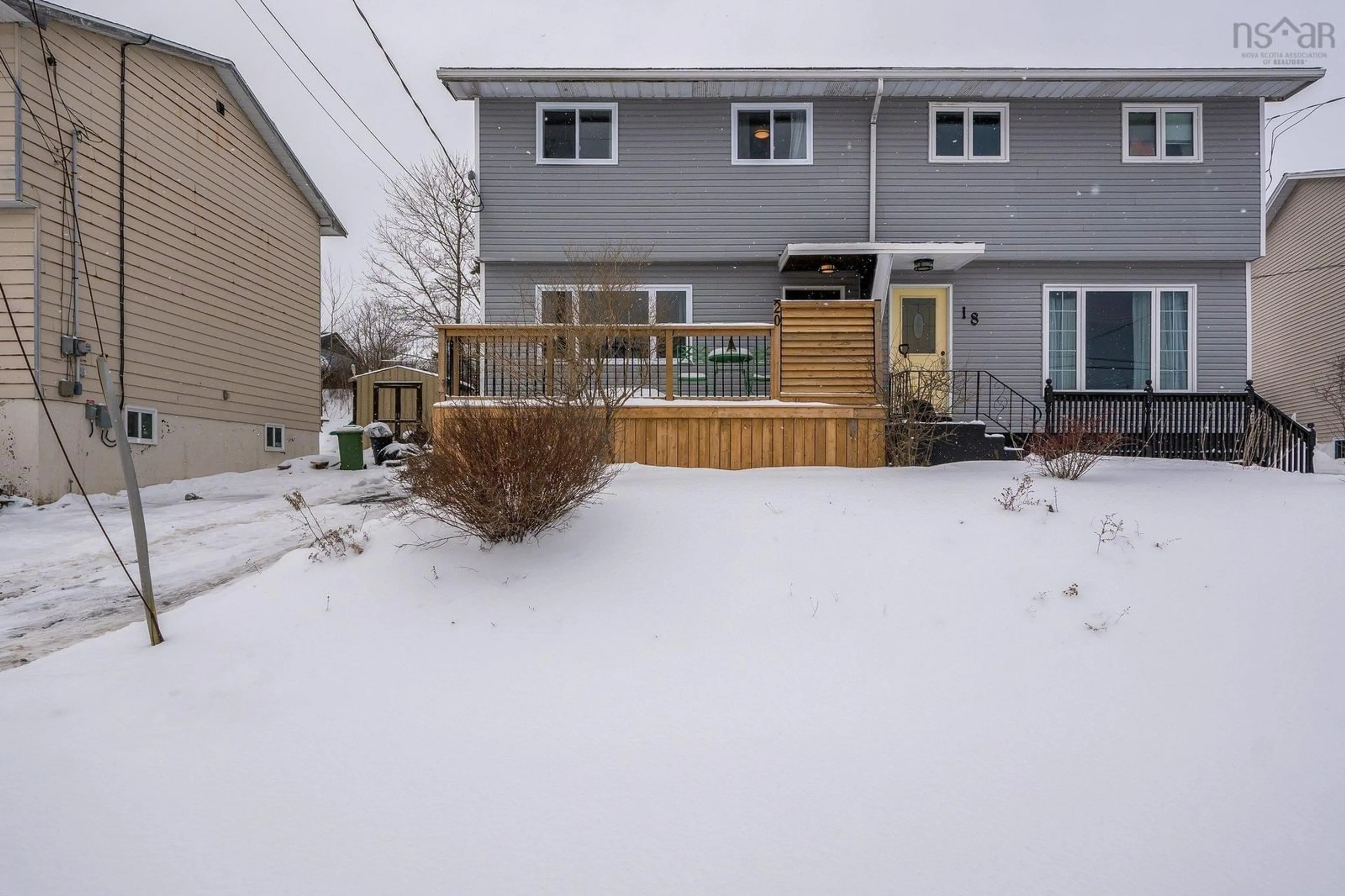 Patio, street for 20 Steed Crt, Dartmouth Nova Scotia B2W 3Y8