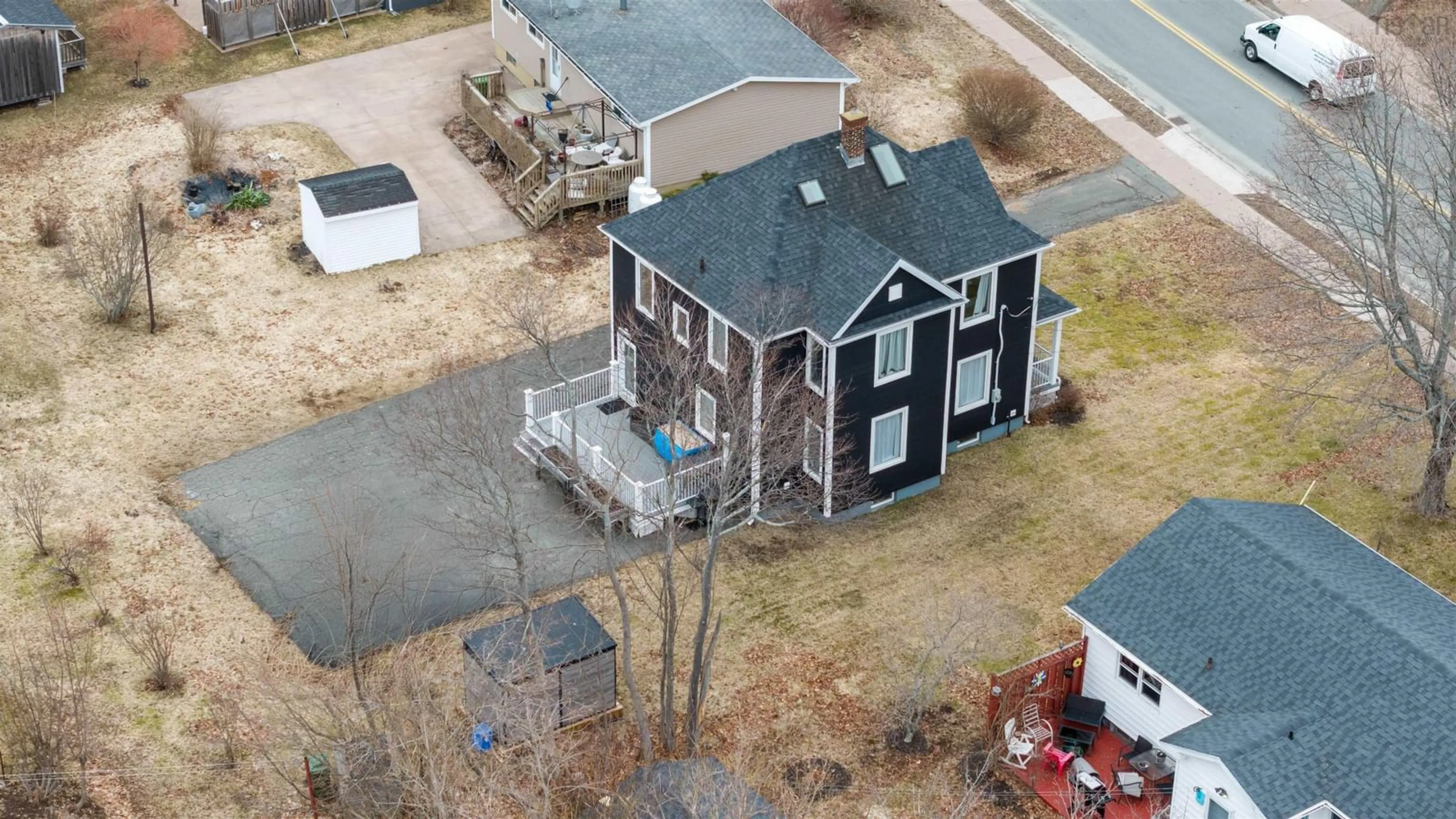 A pic from outside/outdoor area/front of a property/back of a property/a pic from drone, building for 236 Abercrombie Rd, New Glasgow Nova Scotia B2H 1K8