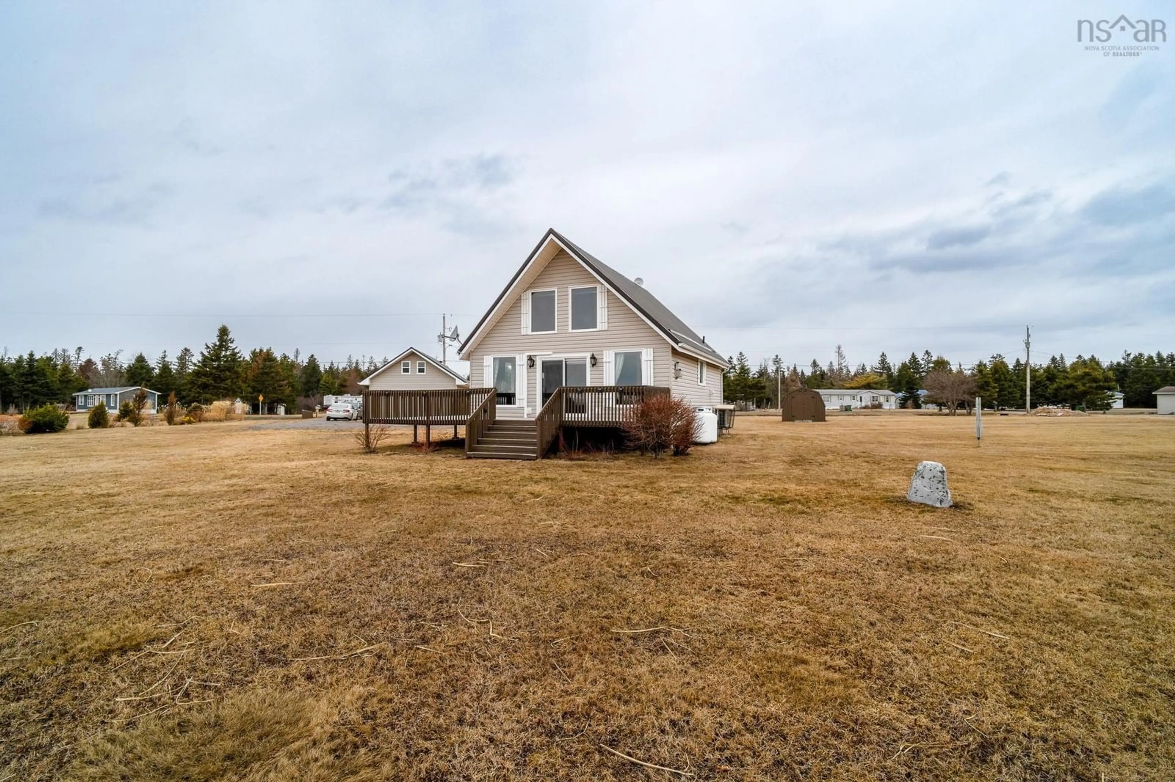 A pic from outside/outdoor area/front of a property/back of a property/a pic from drone, unknown for 275 Five Houses Rd, Five Houses Nova Scotia B0M 1B0