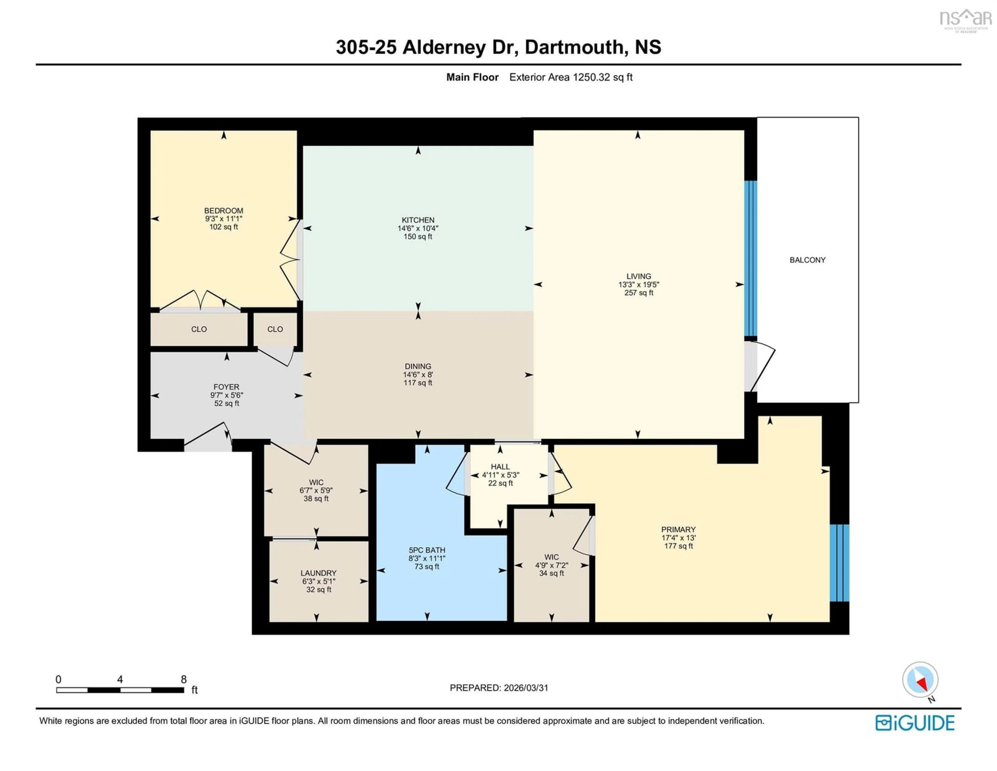 Floor plan for 25 Alderney Dr #305, Nova Scotia Nova Scotia B2Y 0E4
