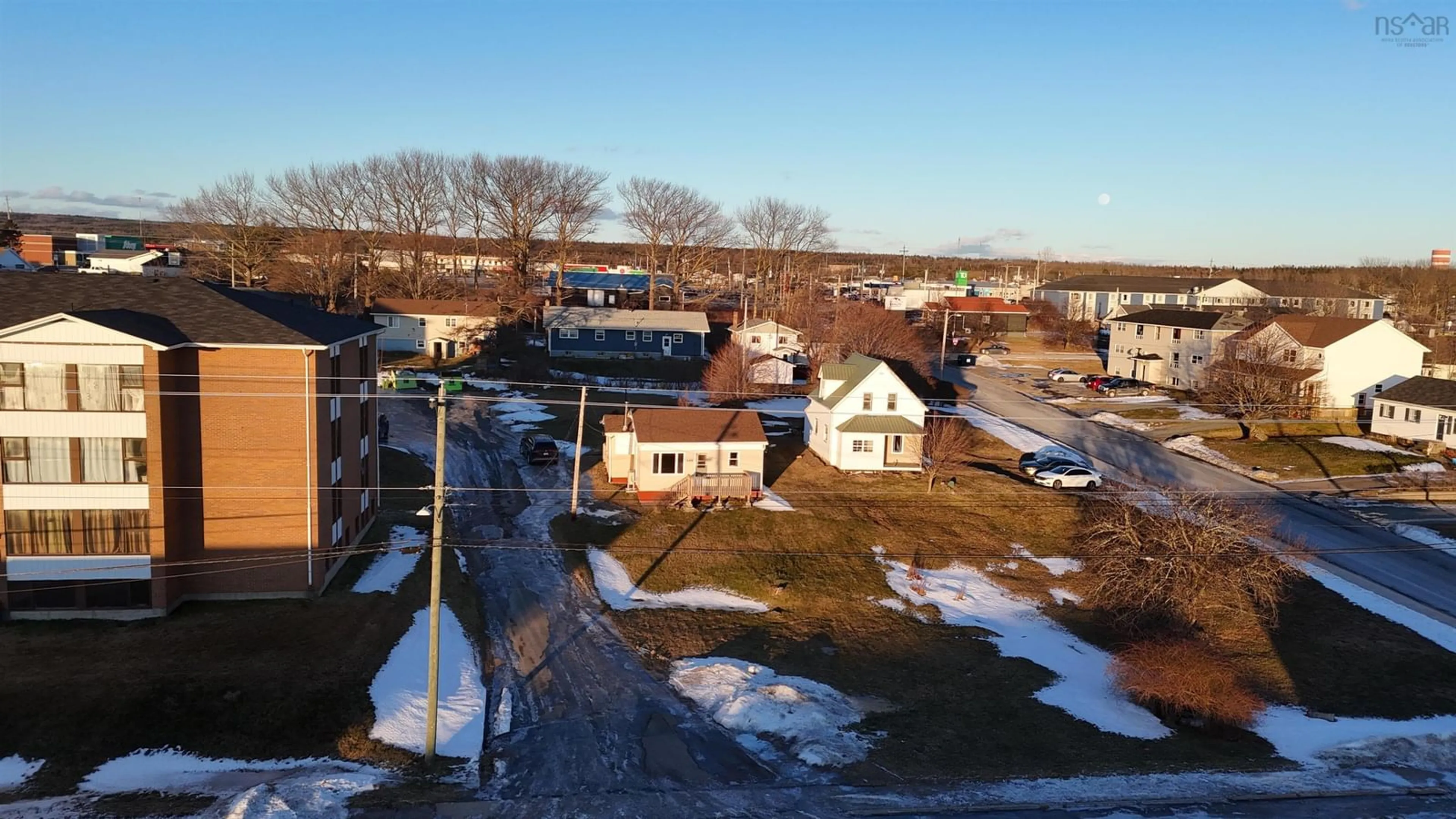 A pic from outside/outdoor area/front of a property/back of a property/a pic from drone, unknown for 648 Queen St, Port Hawkesbury Nova Scotia B9A 2W5