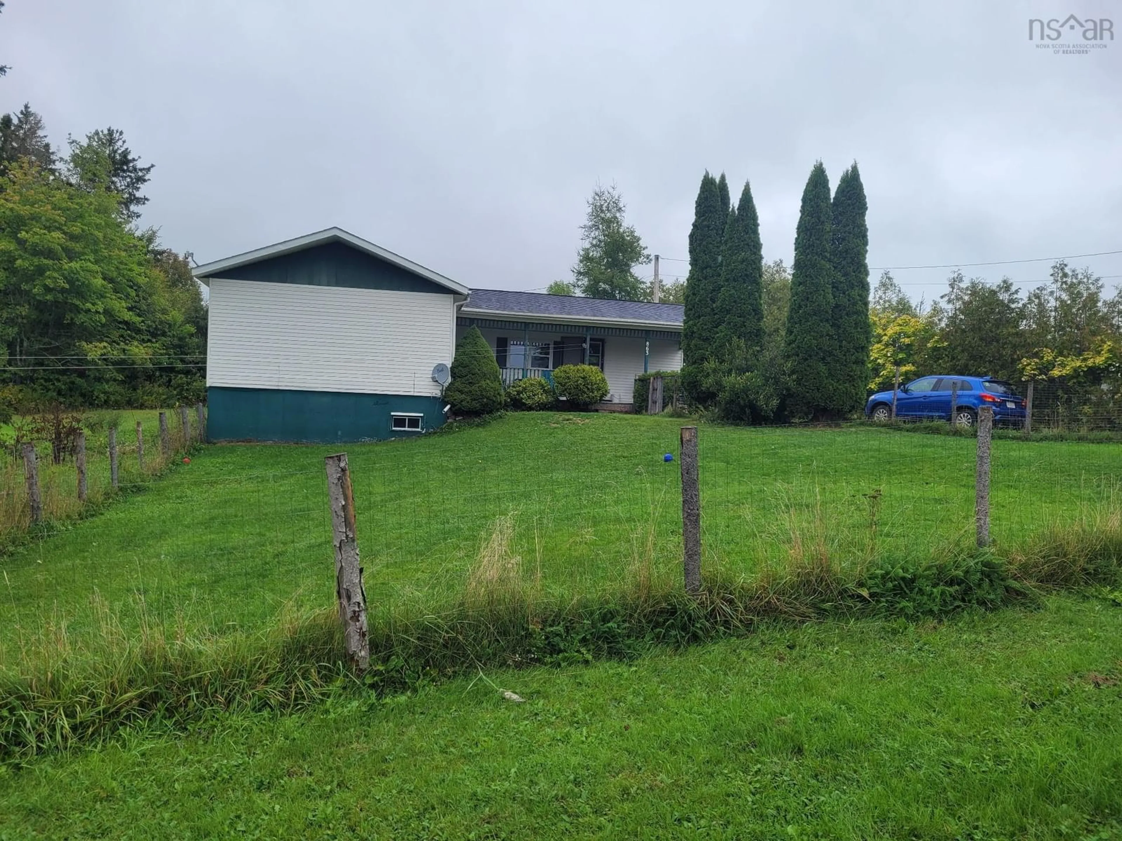 A pic from outside/outdoor area/front of a property/back of a property/a pic from drone, unknown for 863 Addington Forks Road, Addington Forks Nova Scotia B2G 2K8