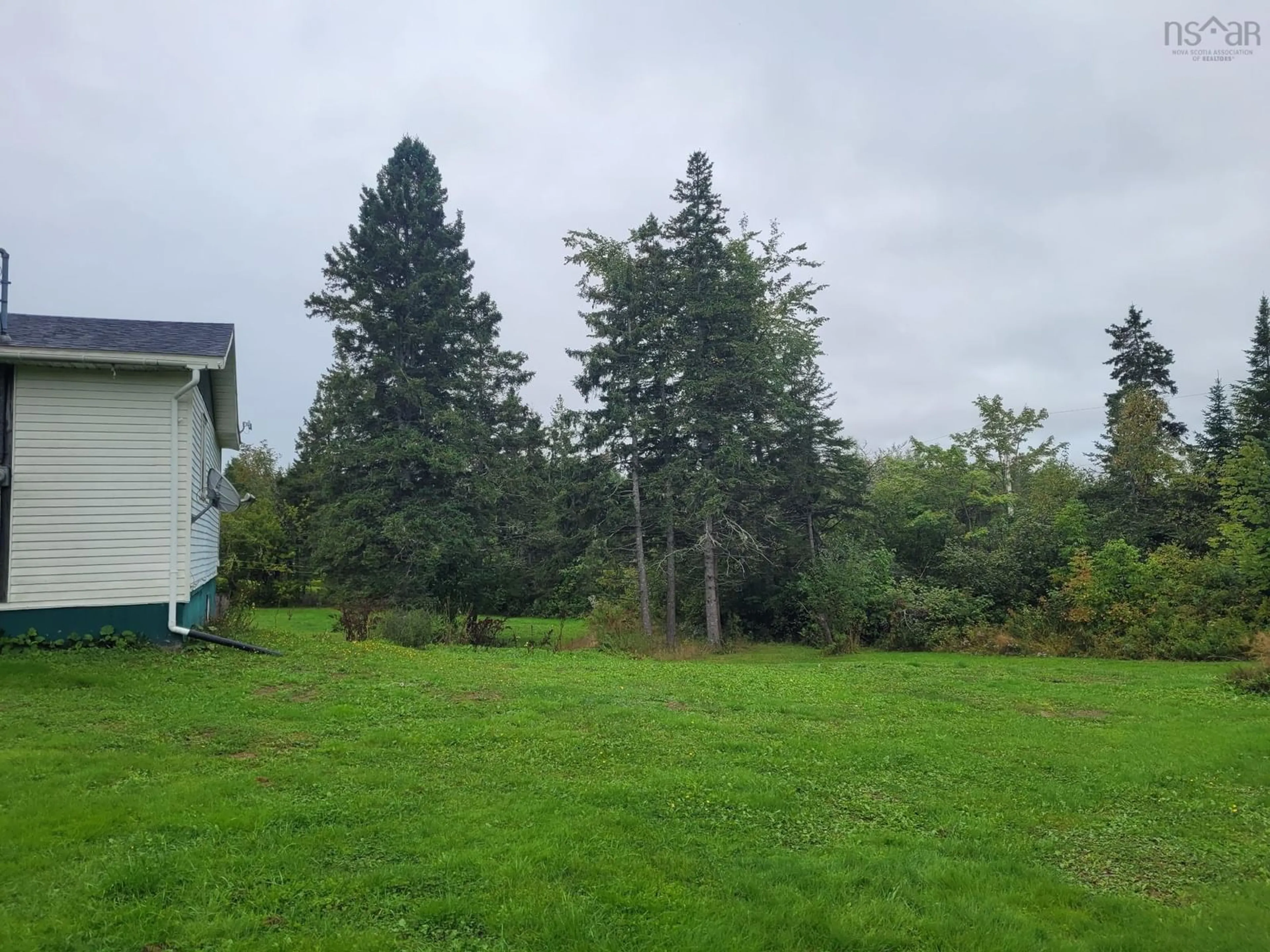 A pic from outside/outdoor area/front of a property/back of a property/a pic from drone, forest/trees view for 863 Addington Forks Road, Addington Forks Nova Scotia B2G 2K8