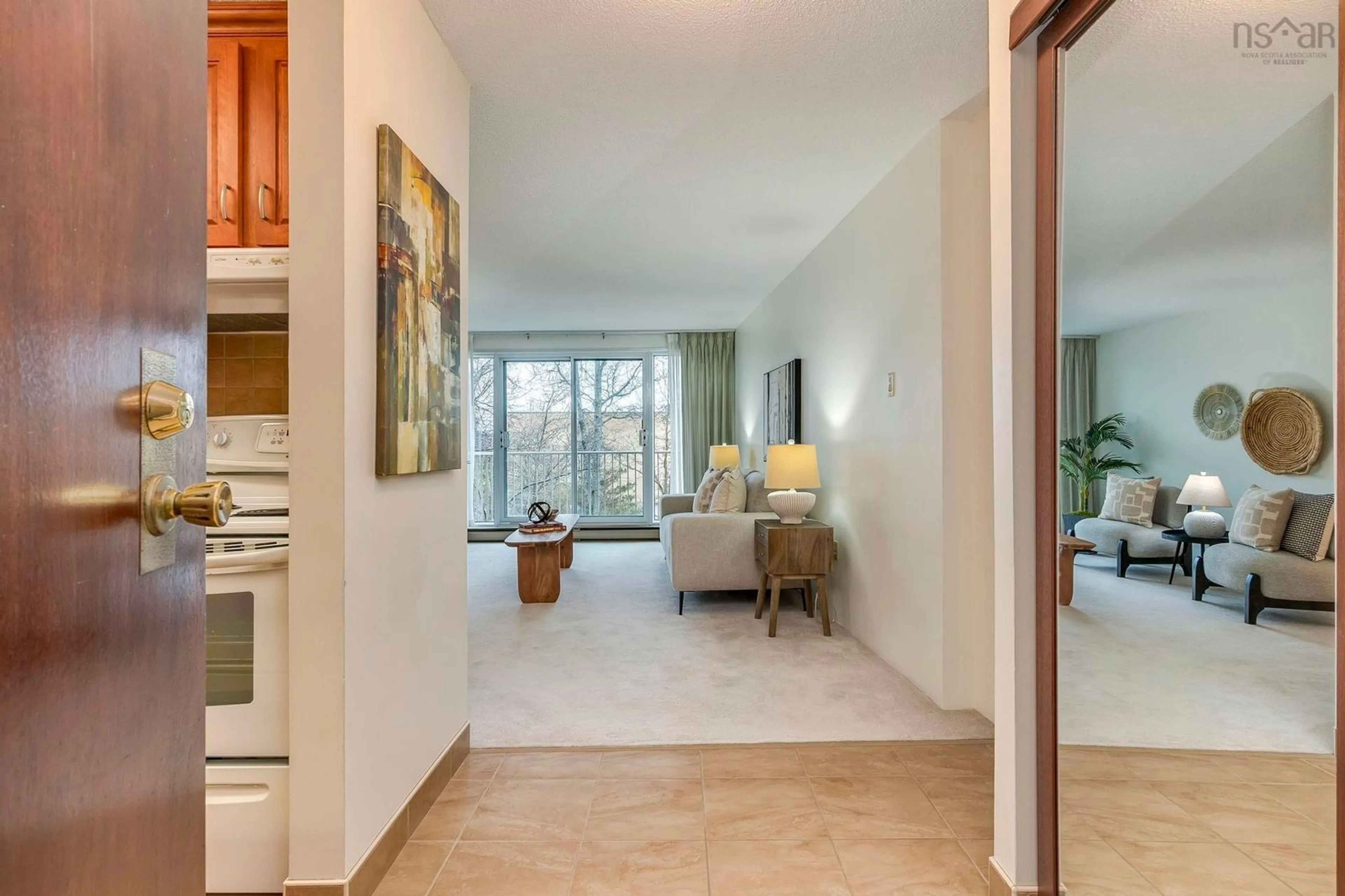 Indoor entryway for 5570 Heatherwood Crt #306, Halifax Nova Scotia B3K 5N7