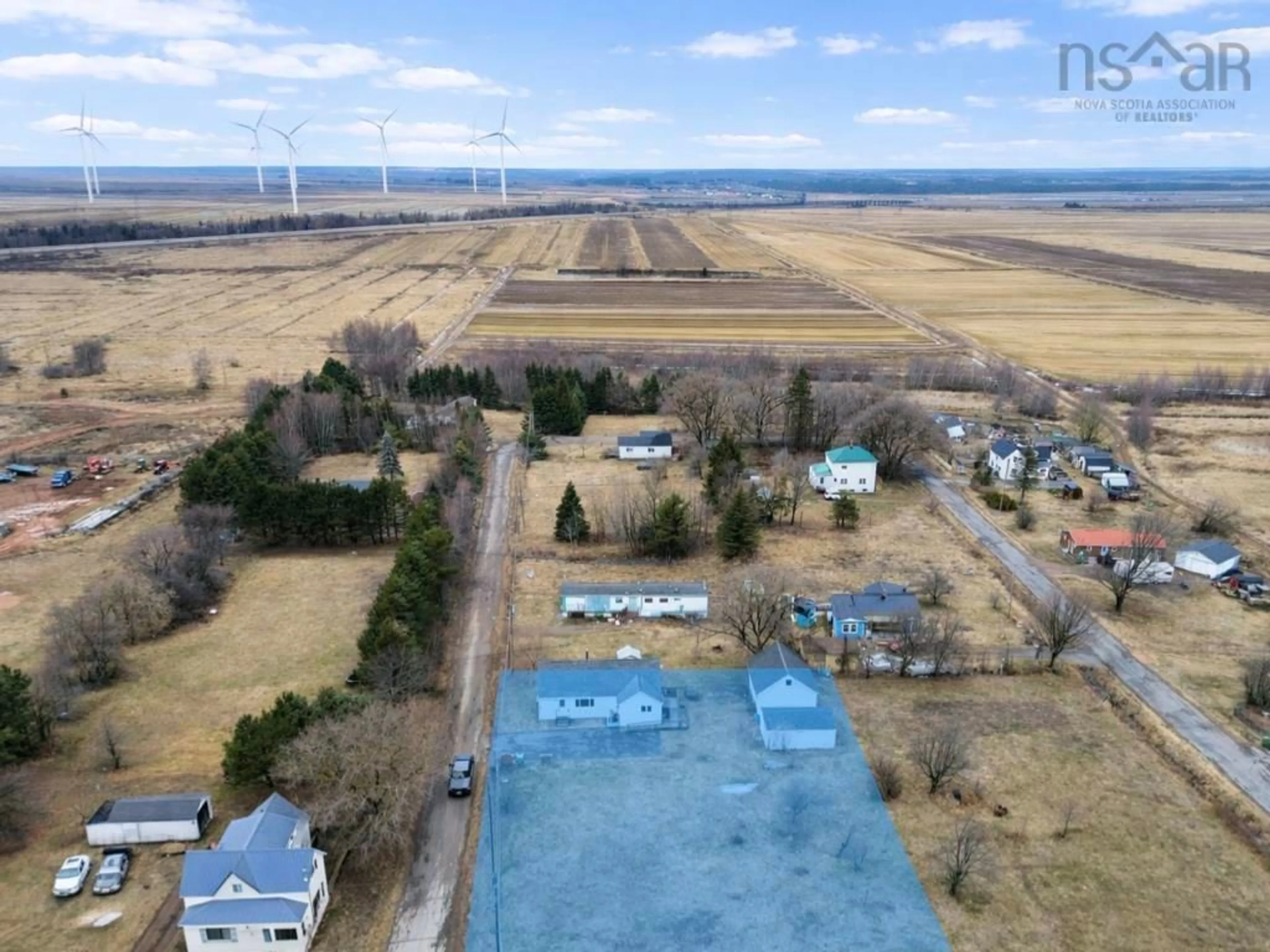 A pic from outside/outdoor area/front of a property/back of a property/a pic from drone, water/lake/river/ocean view for 8 Standish St, West Amherst Nova Scotia B4H 3Y4