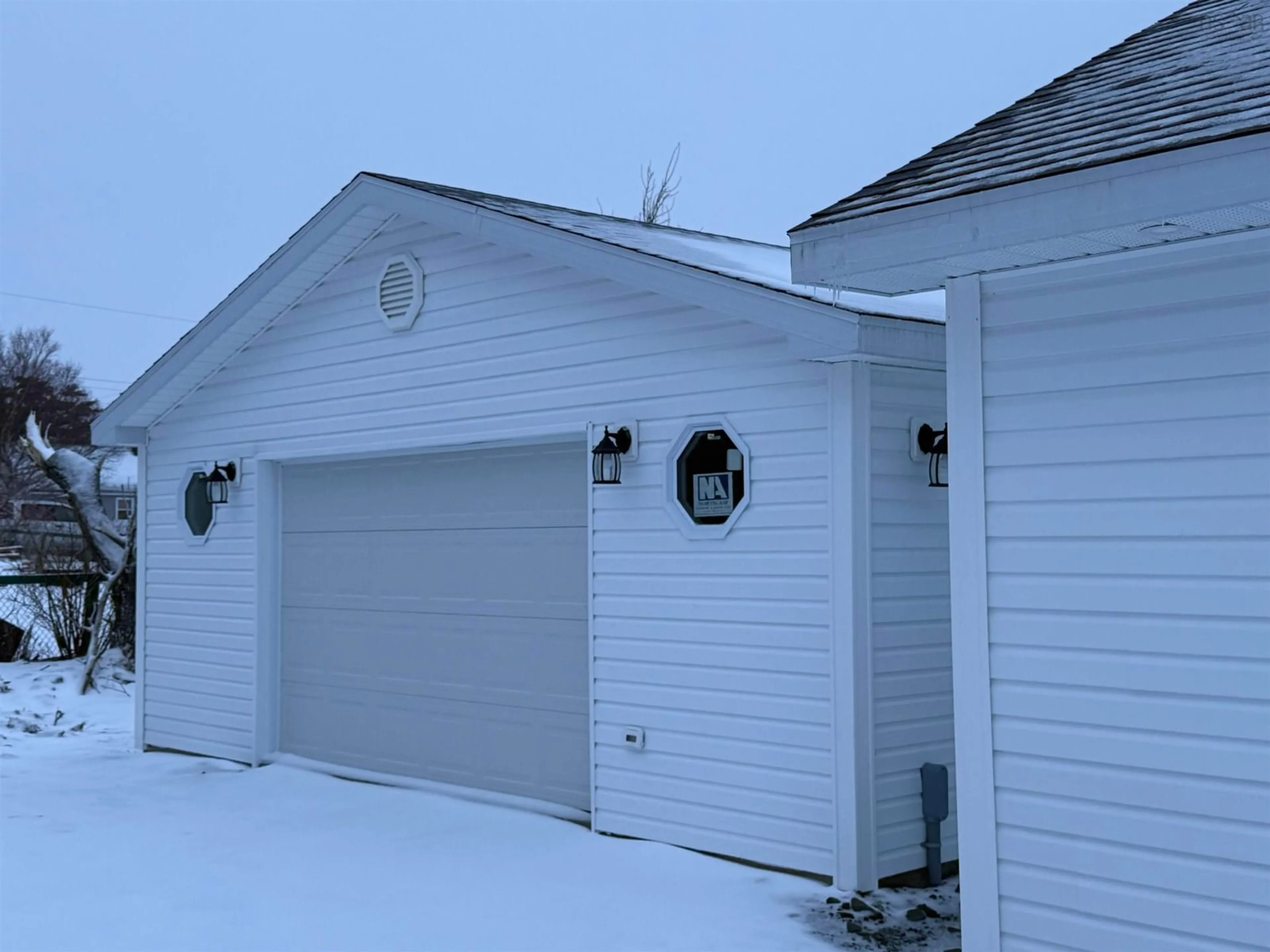 Indoor garage for 920 May St, New Waterford Nova Scotia B1H 1E4
