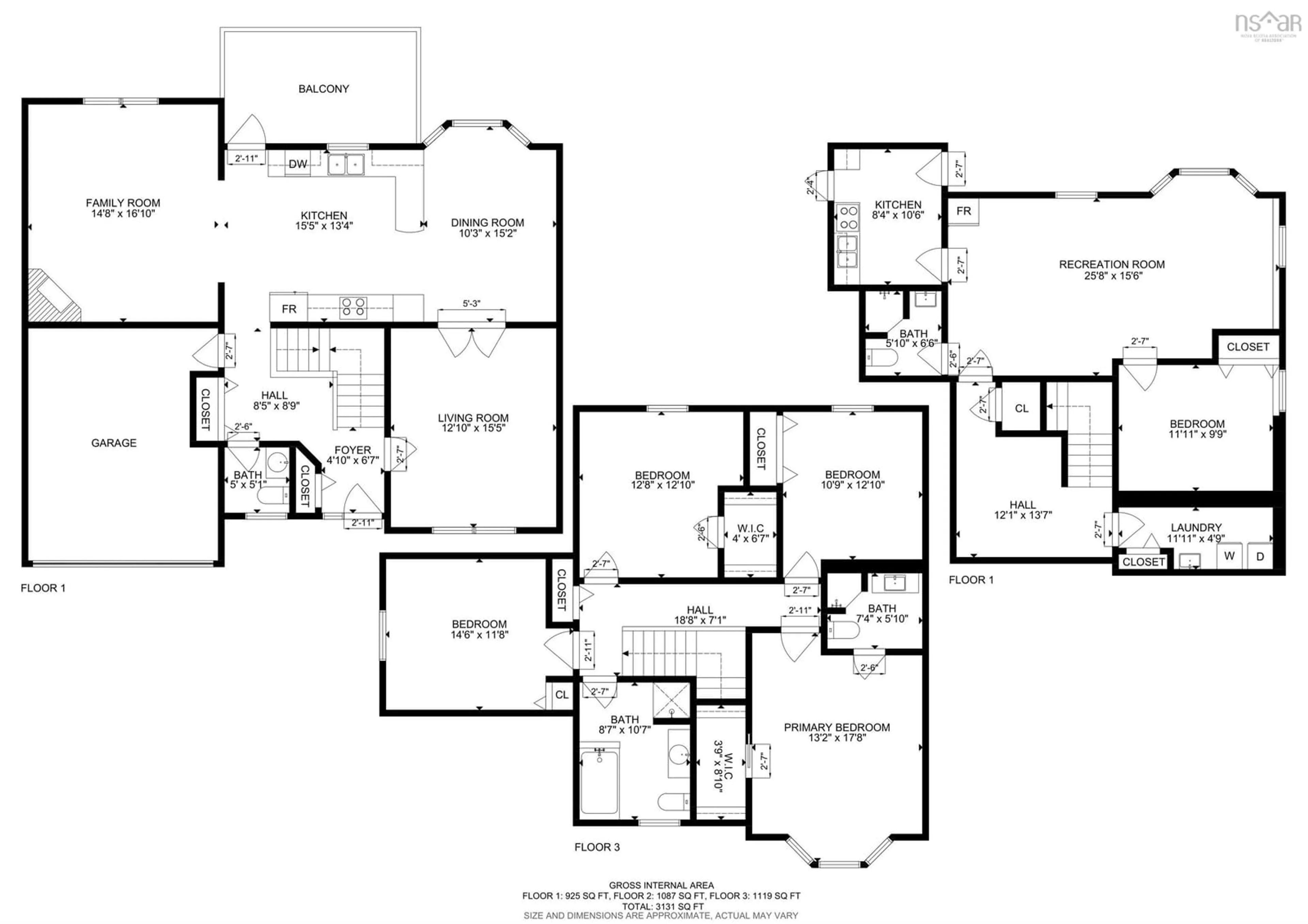 Floor plan for 47 Nottingham St, Bedford Nova Scotia B4A 3A8