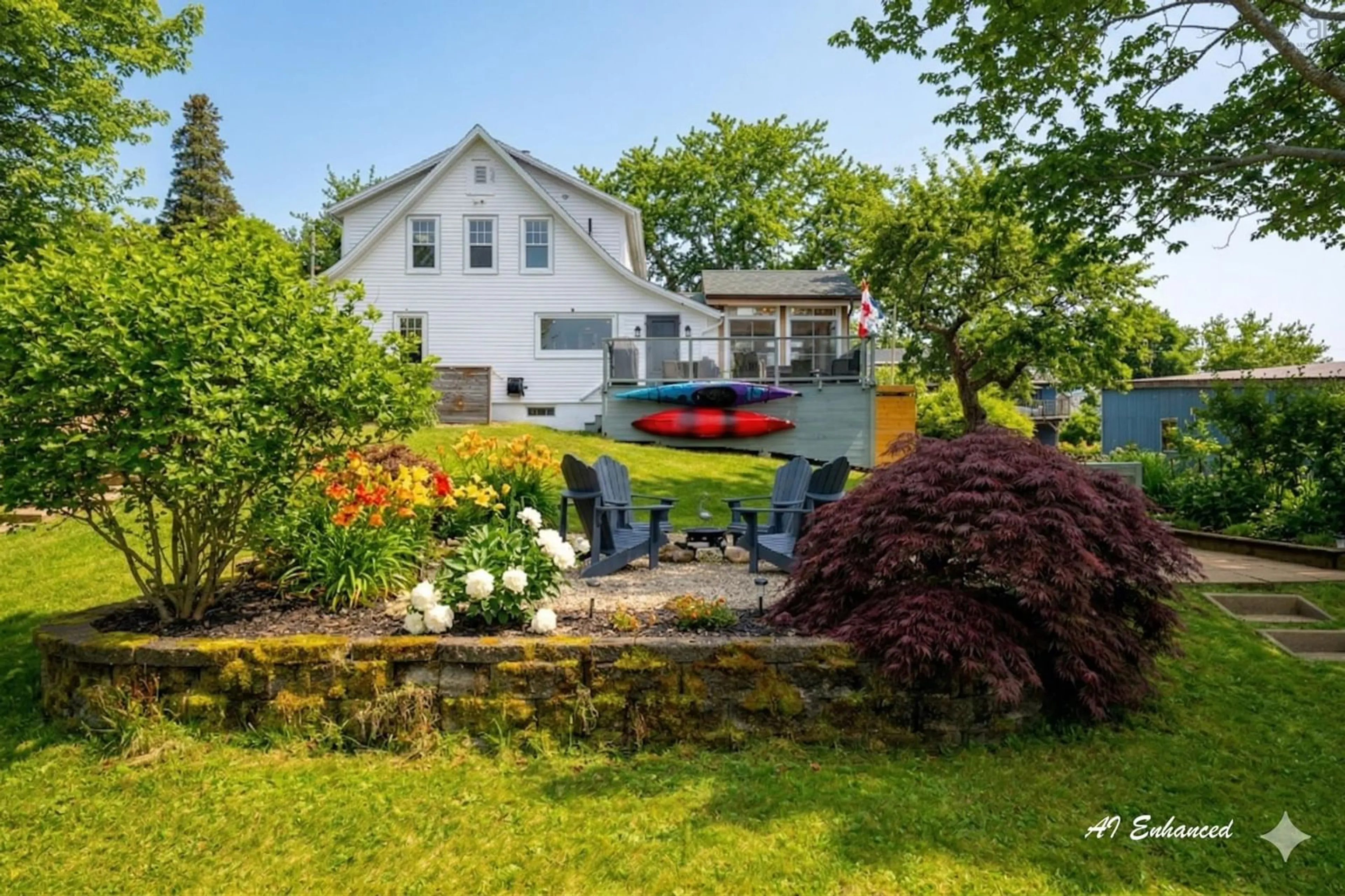 Patio, water/lake/river/ocean view for 103 Granite St, Chester Nova Scotia B0J 1J0