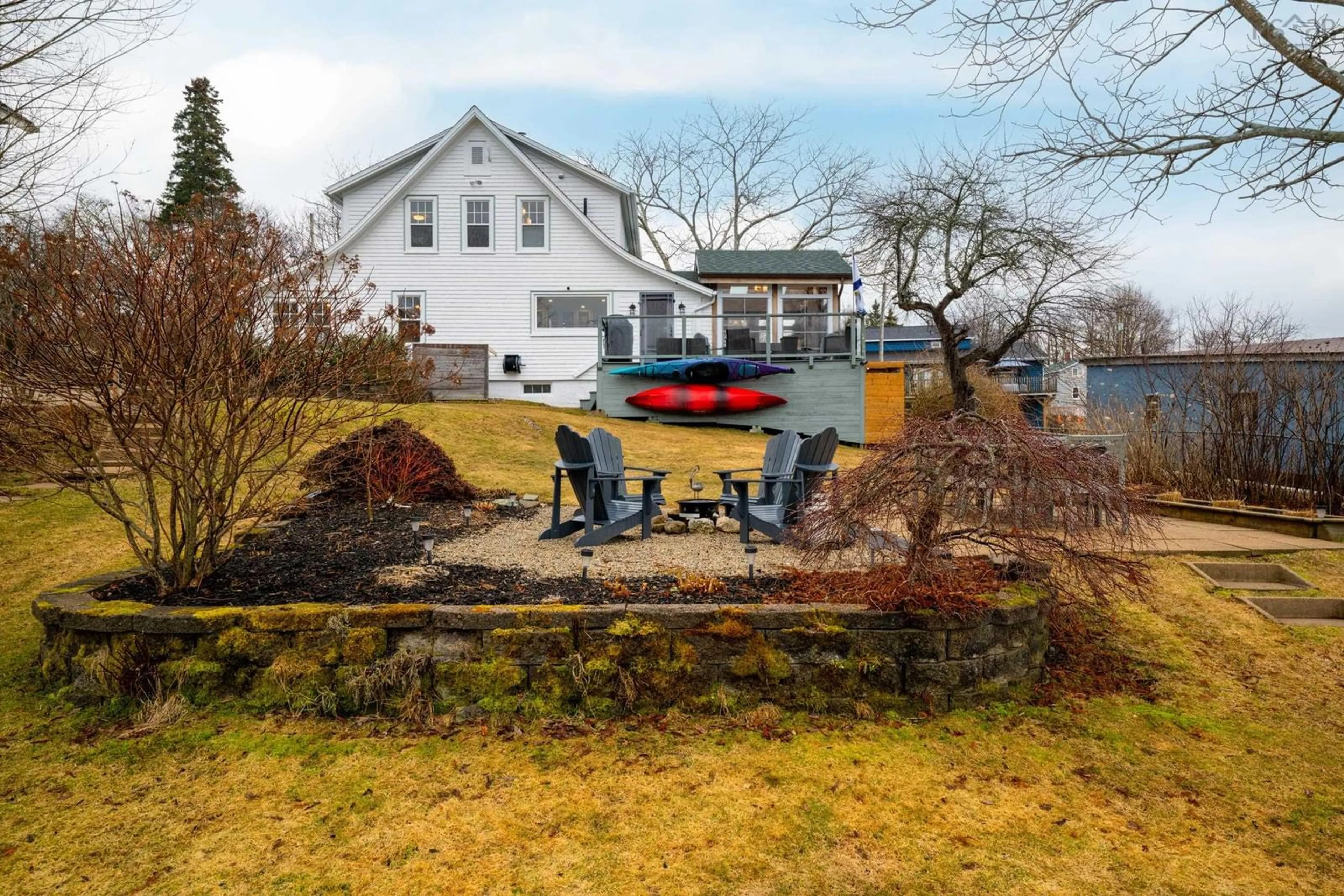 Patio, water/lake/river/ocean view for 103 Granite St, Chester Nova Scotia B0J 1J0