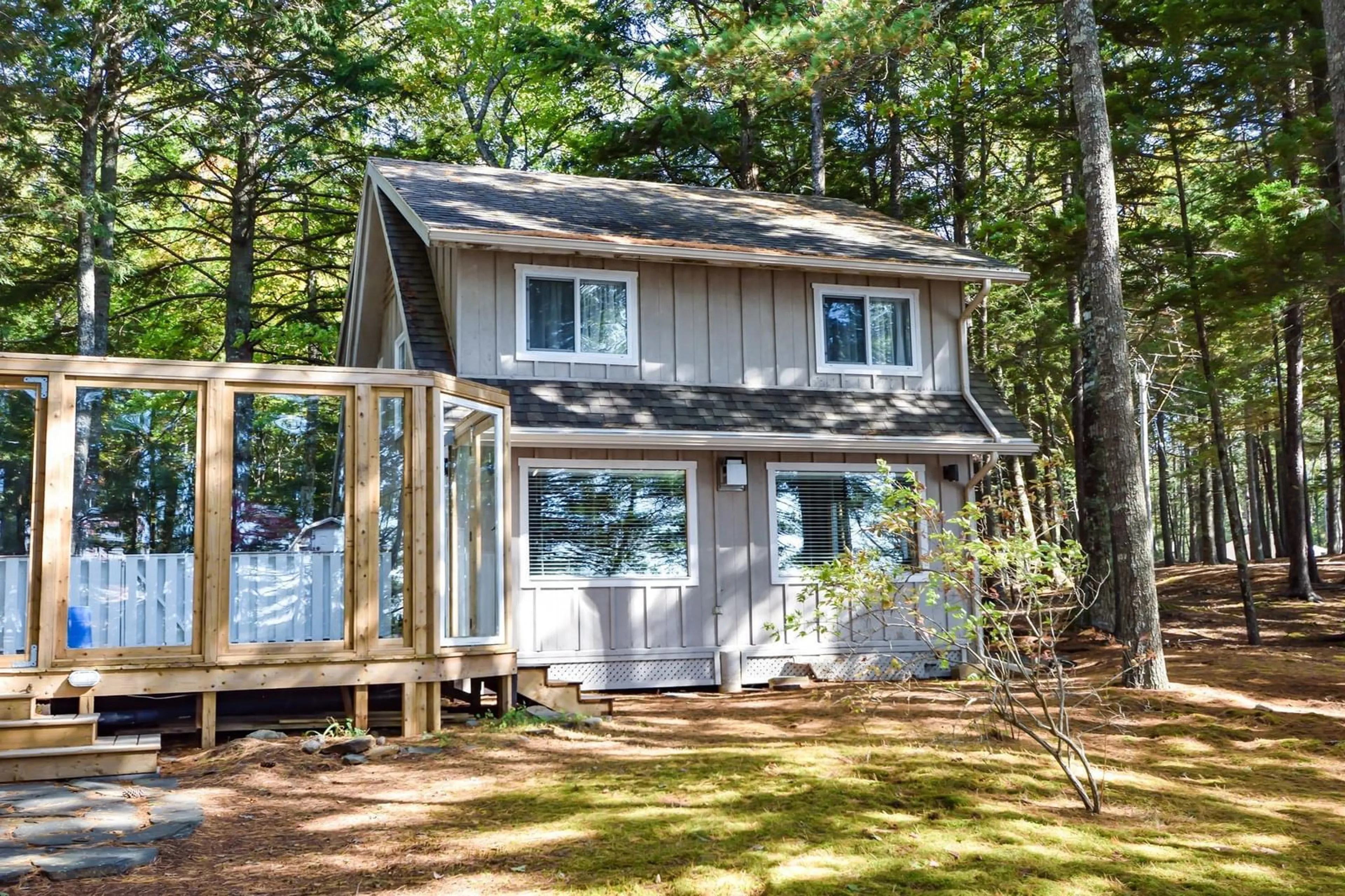 Home with vinyl exterior material, water/lake/river/ocean view for 539 Canoe Island Rd, Middle New Cornwall Nova Scotia B0J 2E0