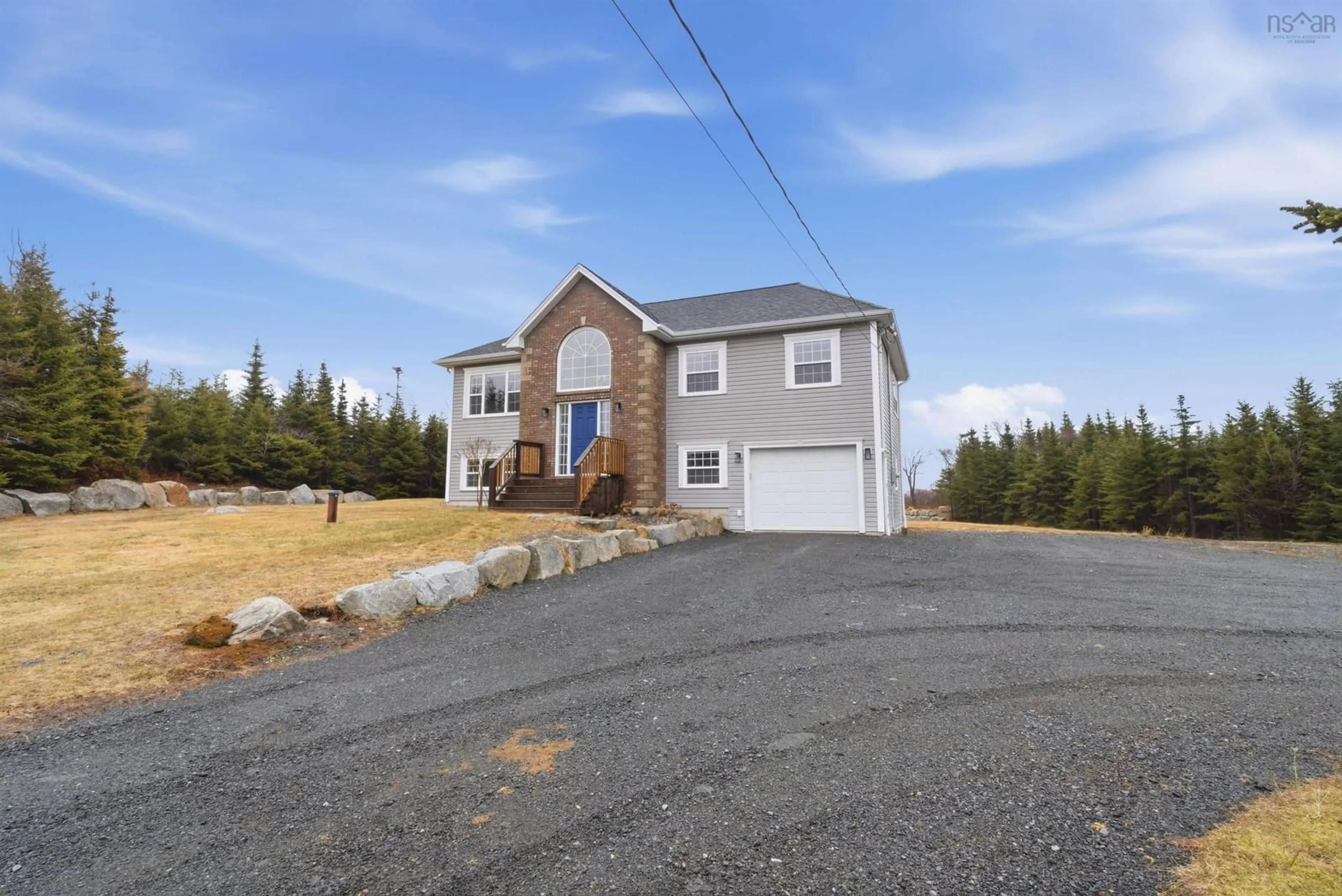 Home with vinyl exterior material, street for 30 Choice Dr, Sambro Head Nova Scotia B3V 1N1