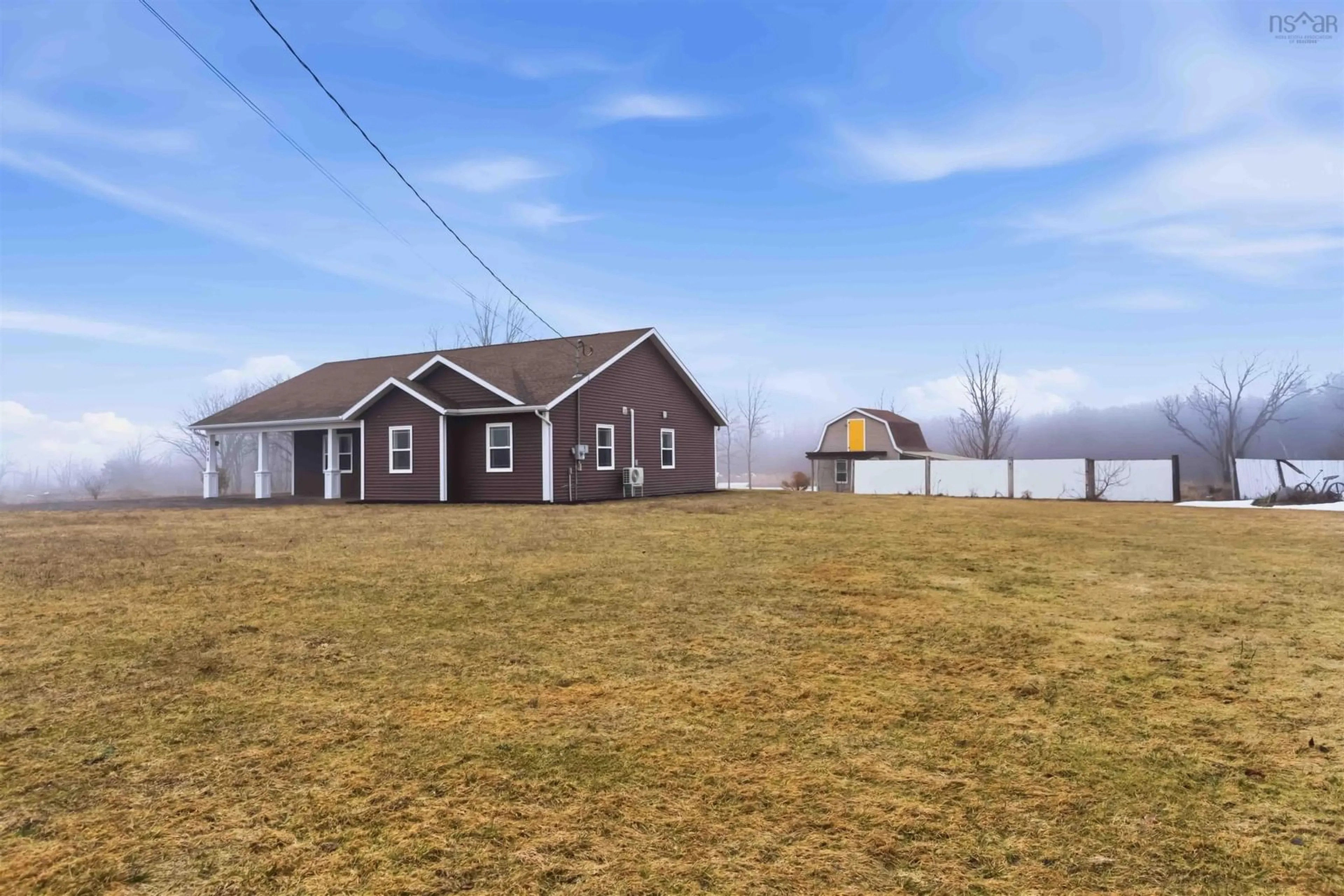 A pic from outside/outdoor area/front of a property/back of a property/a pic from drone, unknown for 1476 Highway 360, Garland Nova Scotia B0P 1E0