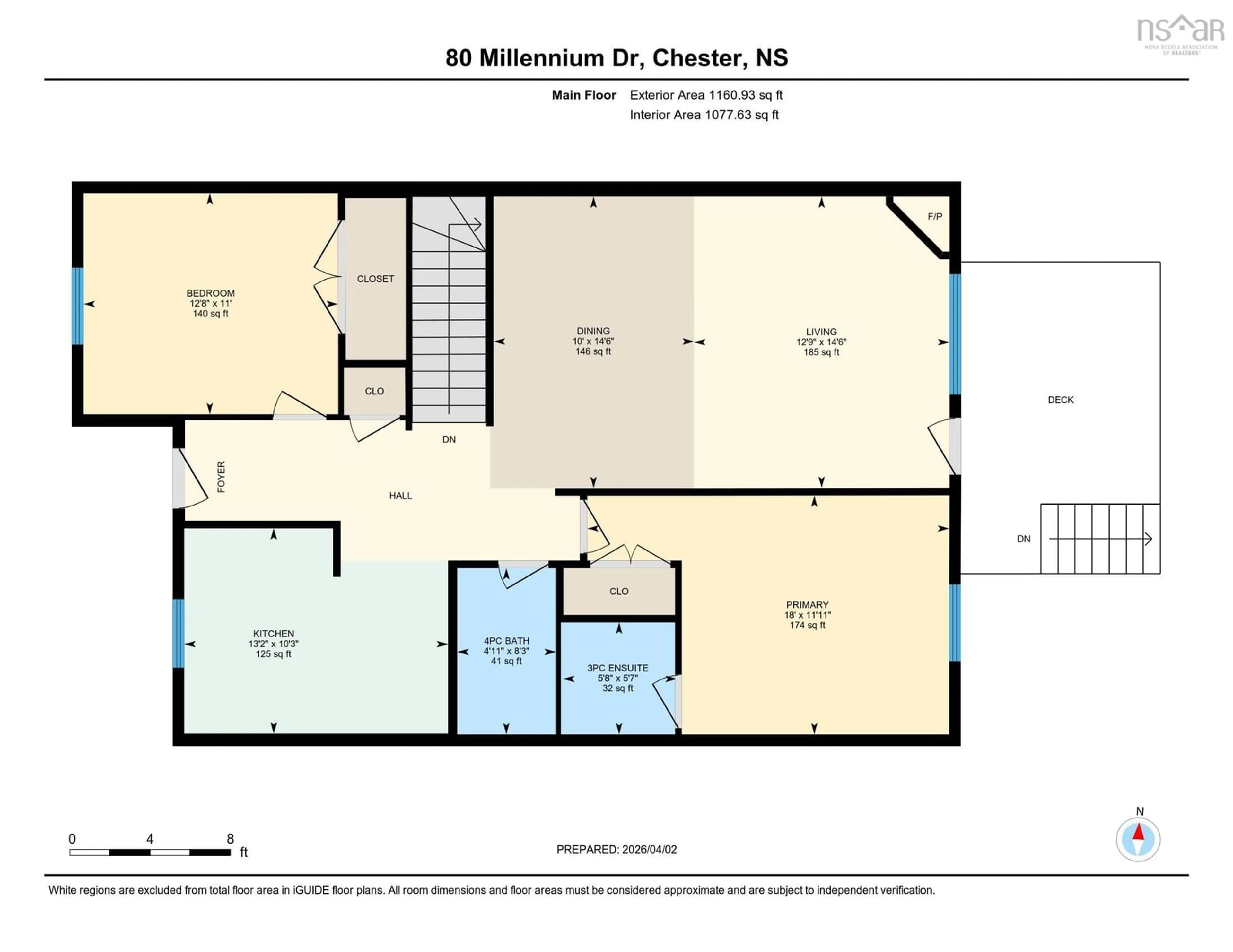 Floor plan for 80 Millennium Dr, Chester Nova Scotia B0J 1J0