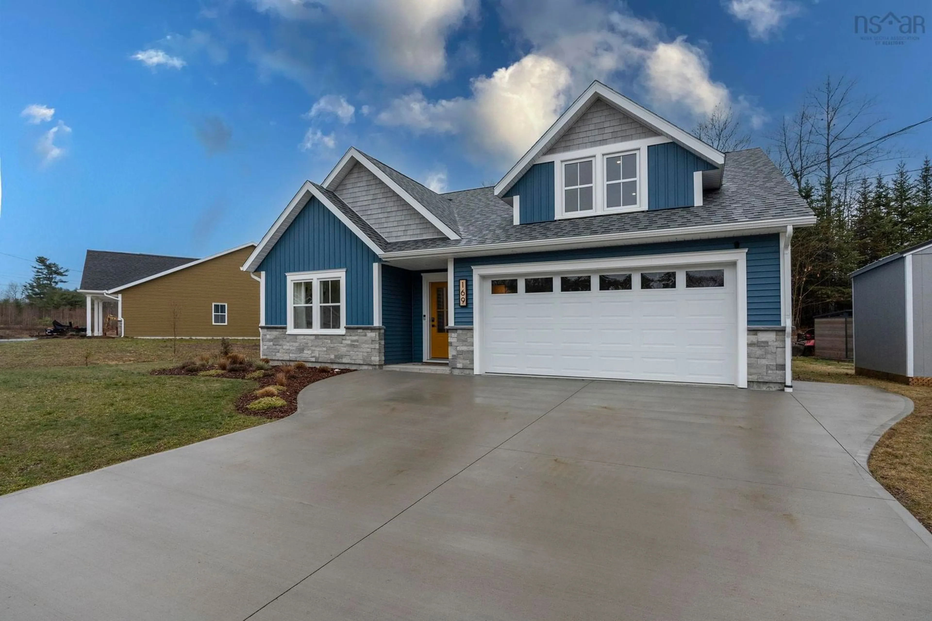 Home with vinyl exterior material, street for 169 Rivercrest Lane, Greenwood Nova Scotia B0P 1R0