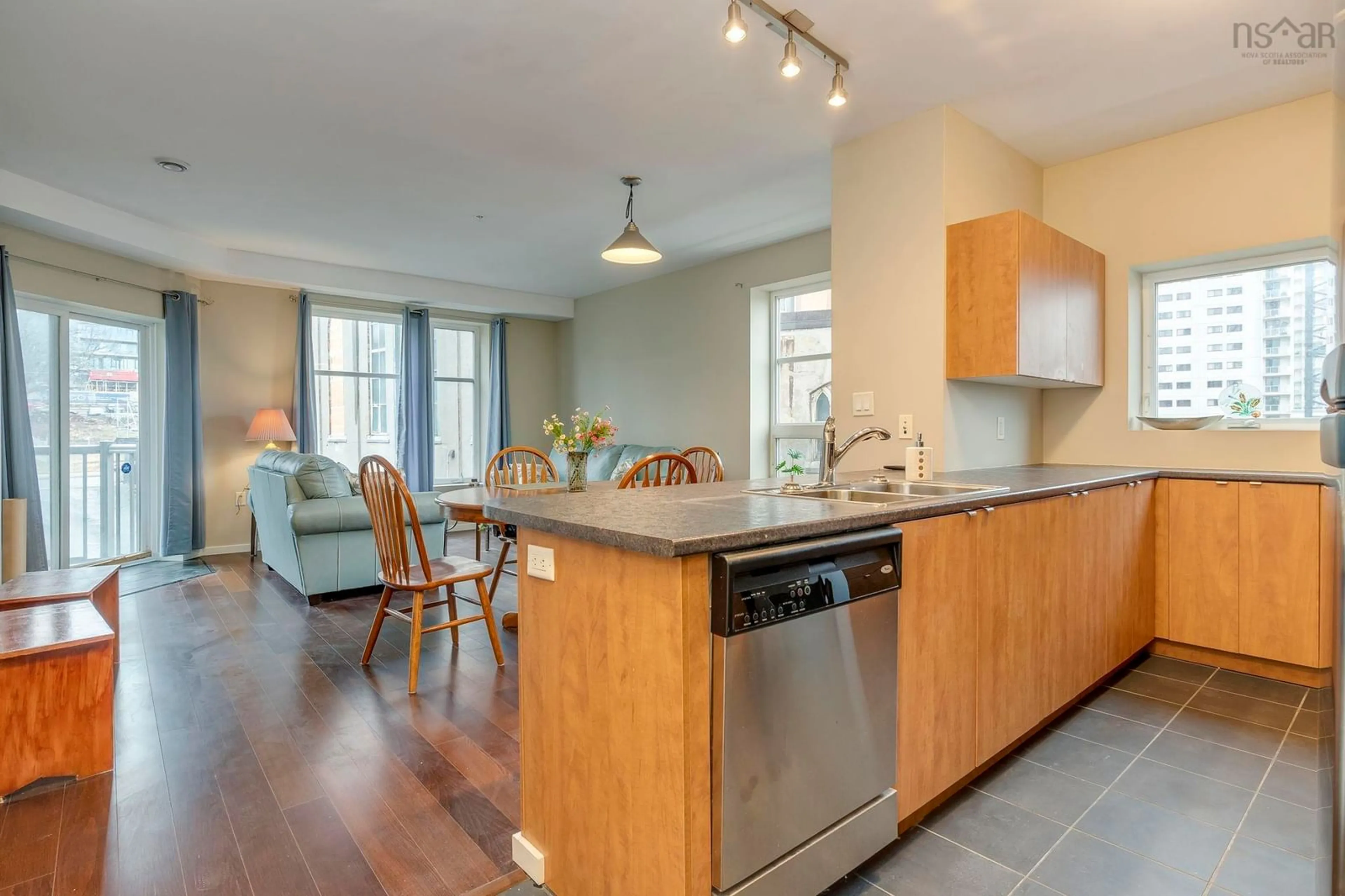 Open concept kitchen, unknown for 5221 Nora Benard St #310, Halifax Nova Scotia B3K 0B6