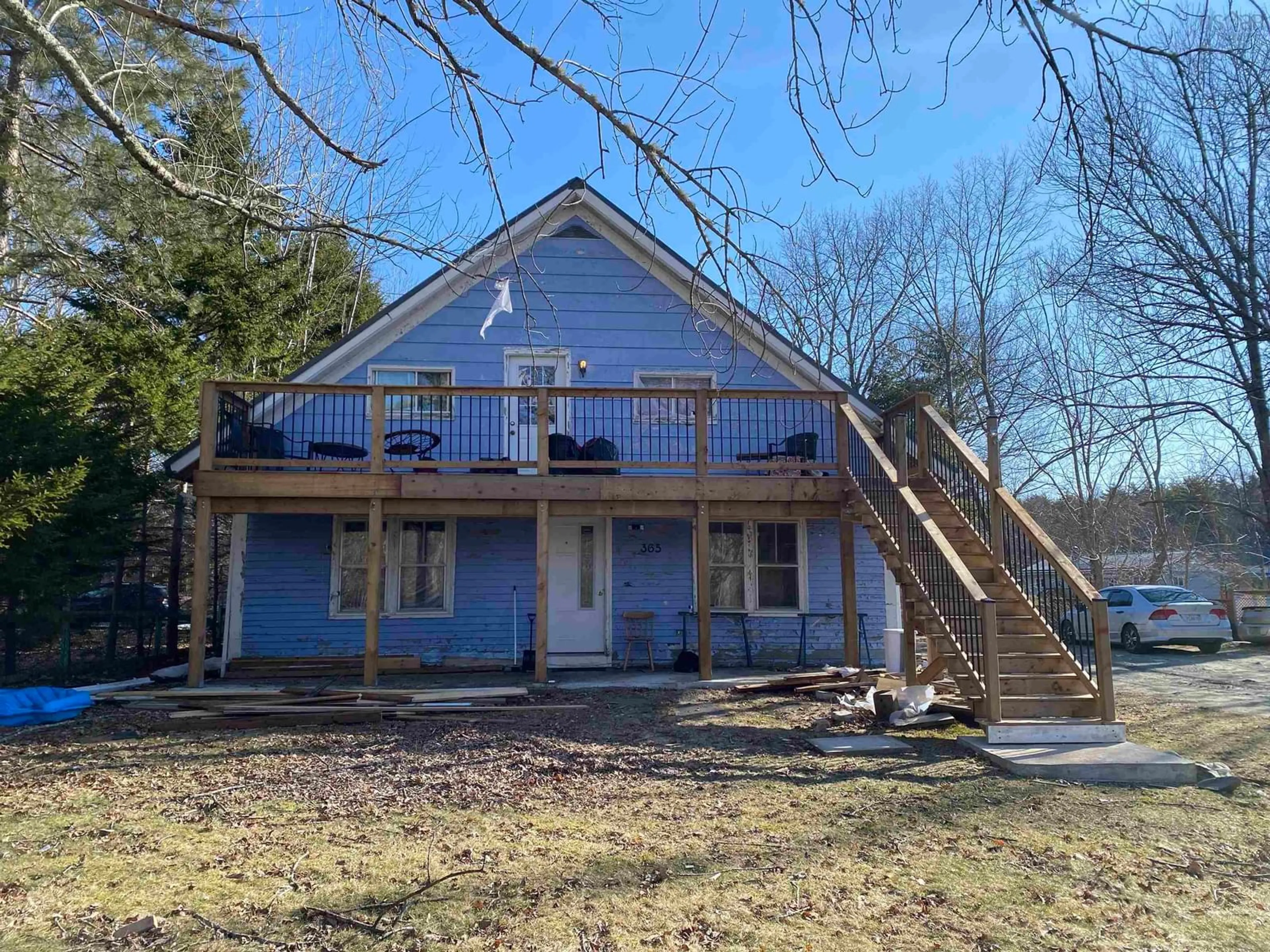 A pic from outside/outdoor area/front of a property/back of a property/a pic from drone, building for 365 Highway 8, Milton Nova Scotia B0T 1P0