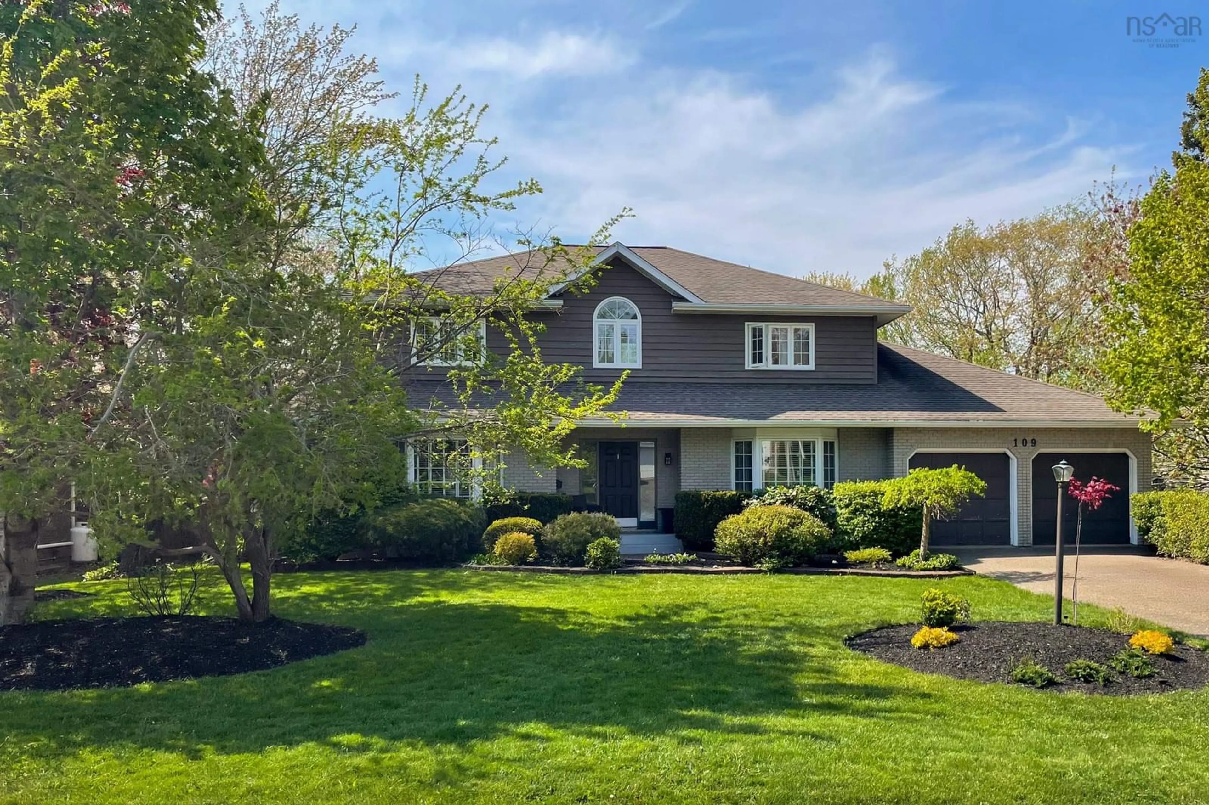 A pic from outside/outdoor area/front of a property/back of a property/a pic from drone, water/lake/river/ocean view for 109 Snowy Owl Dr, Bedford Nova Scotia B4A 3L4