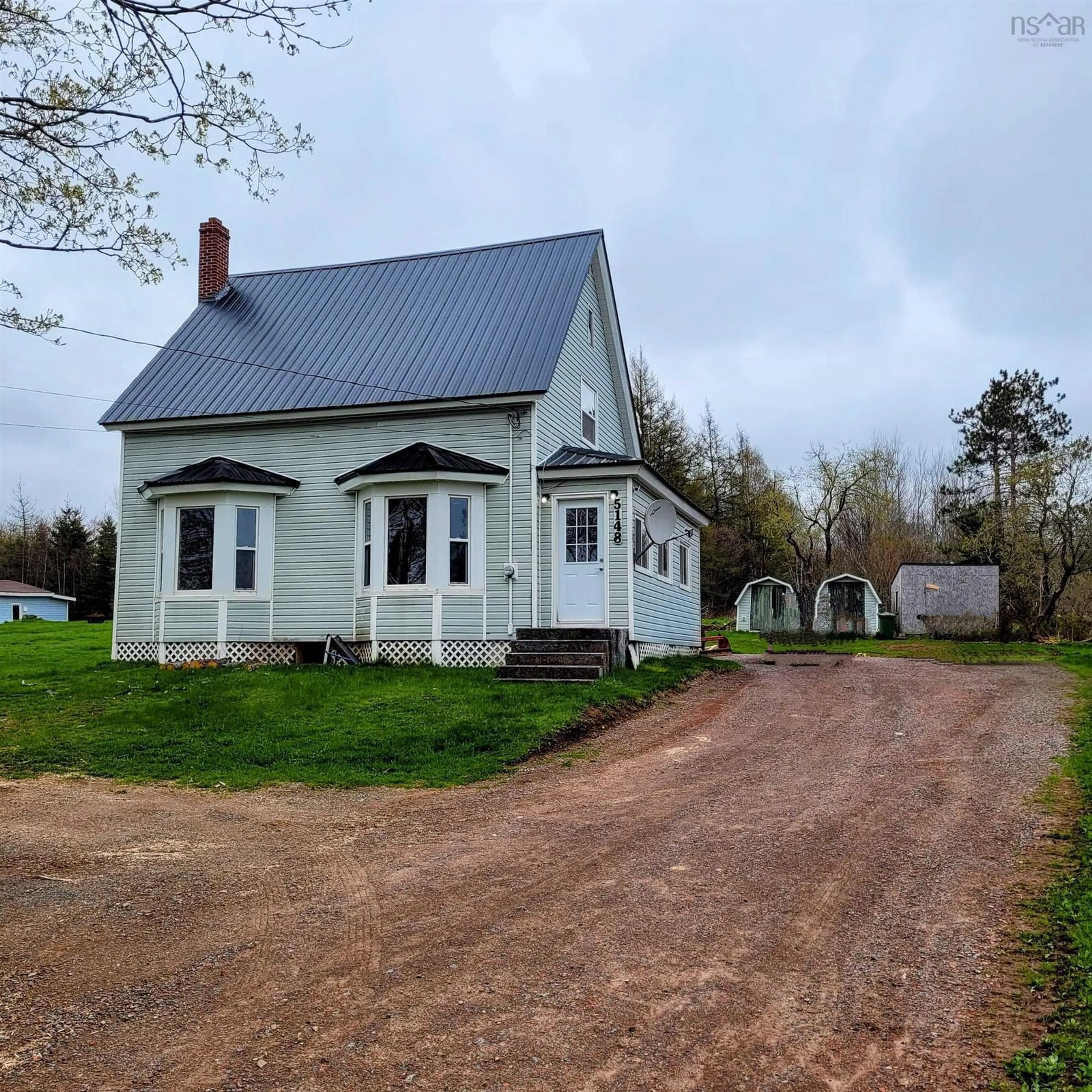A pic from outside/outdoor area/front of a property/back of a property/a pic from drone, street for 5148 Boars Back Rd, River Hebert Nova Scotia B0L 1G0