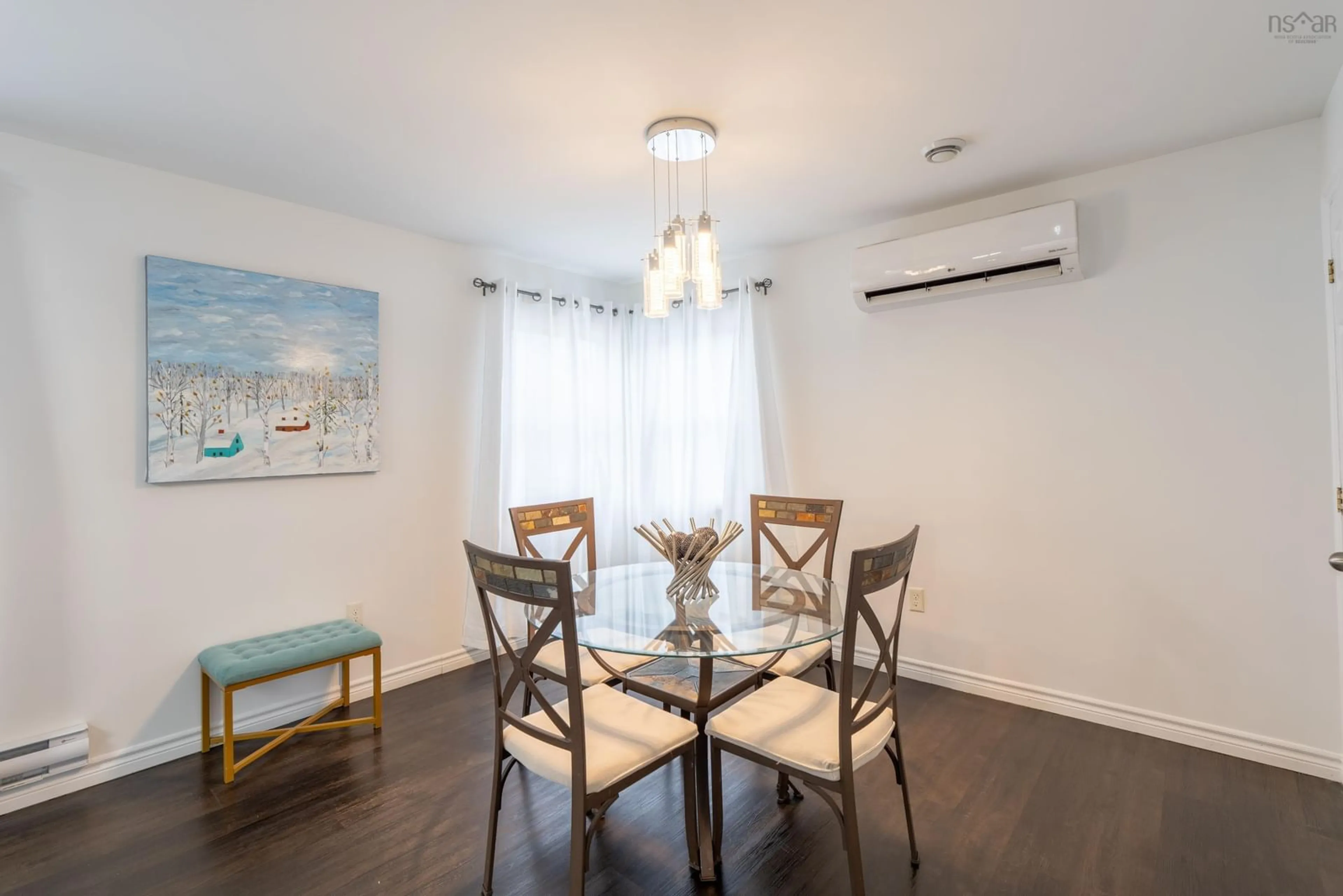 Dining room, wood/laminate floor for 5447 Rector St, Halifax Nova Scotia B3K 2N7