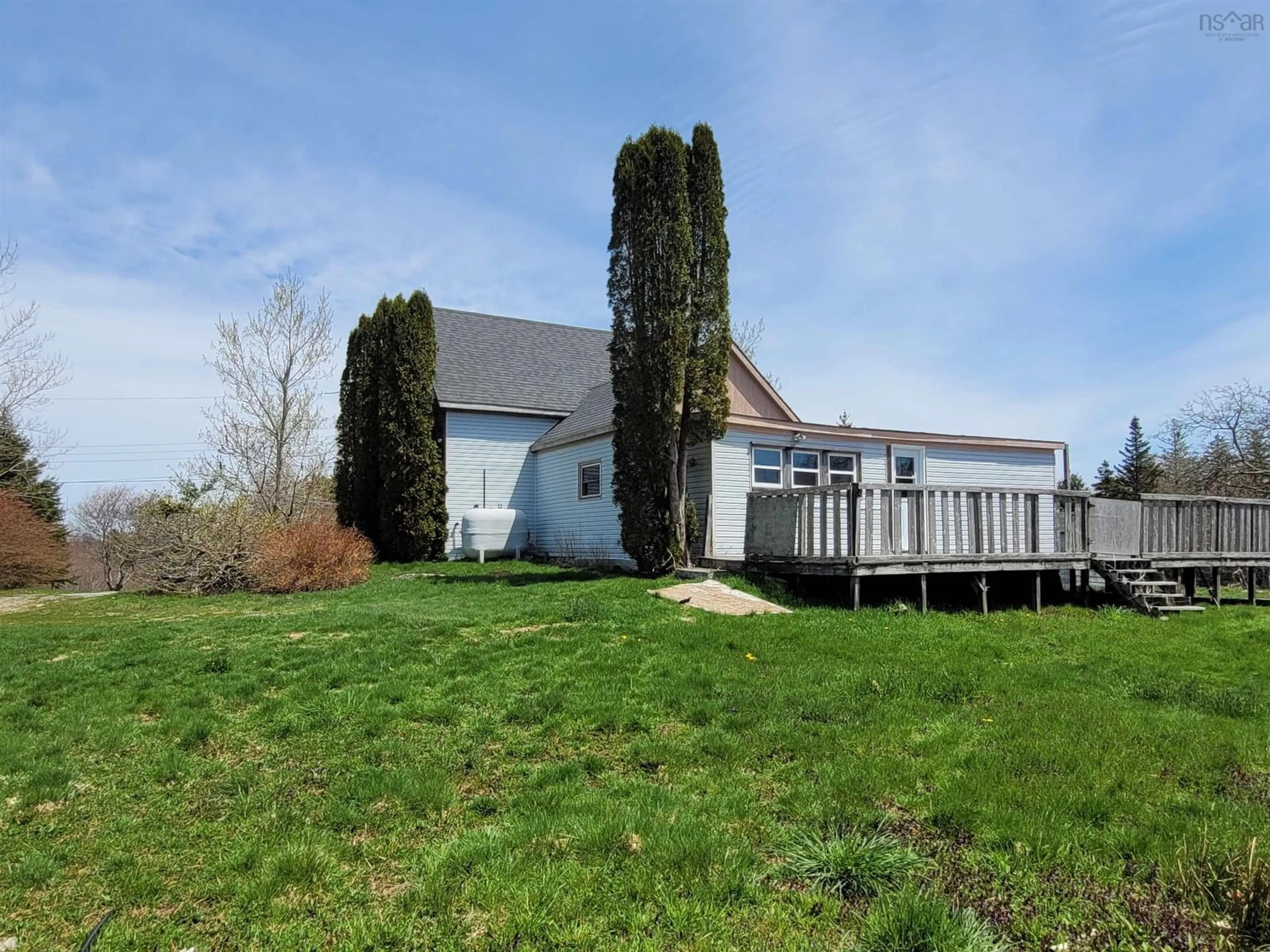 A pic from outside/outdoor area/front of a property/back of a property/a pic from drone, building for 64 Latham Rd, Port Mouton Nova Scotia B0T 1T0
