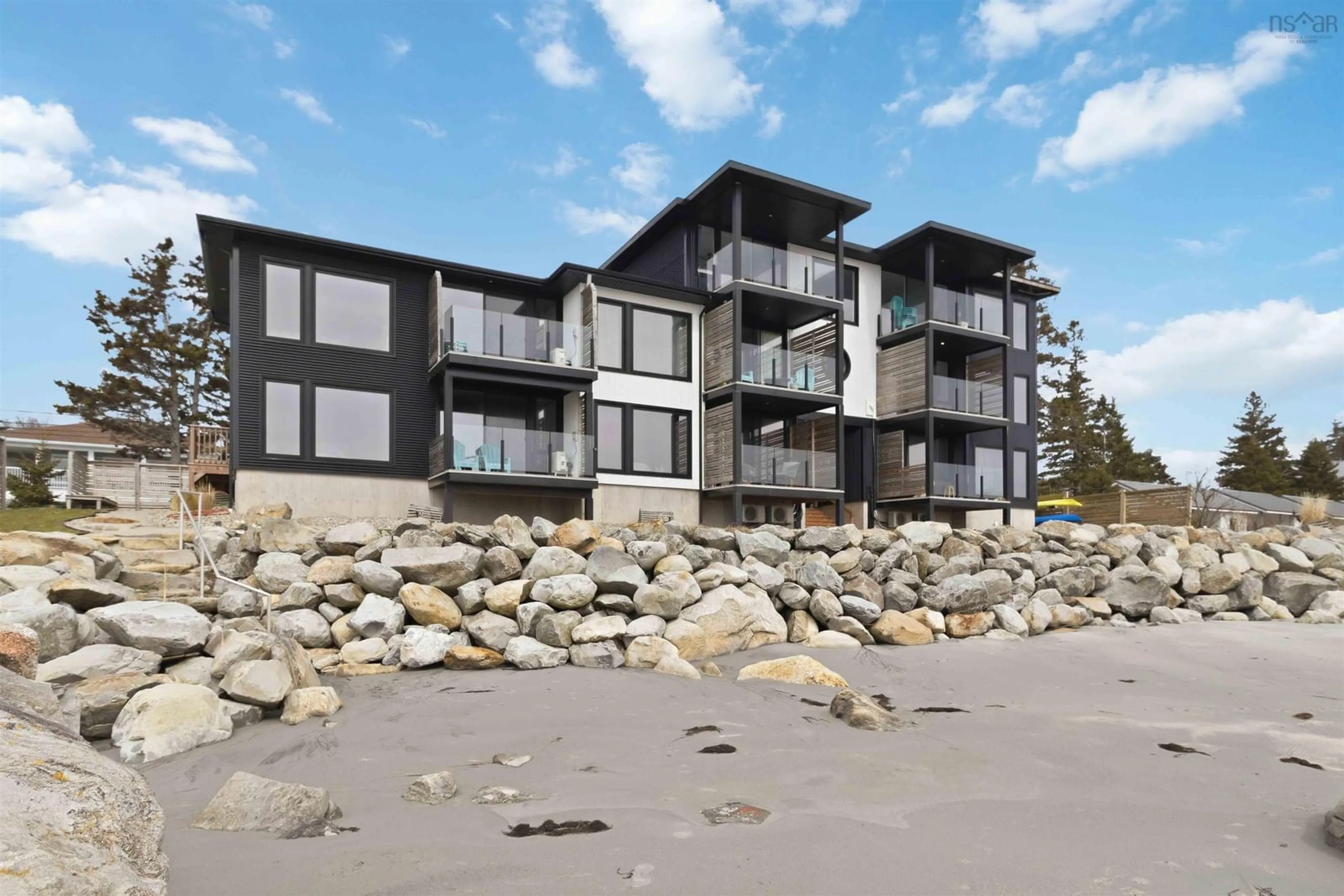 Patio, water/lake/river/ocean view for 6755 Highway 3 #3, Hunt's Point Nova Scotia B0T 1G0