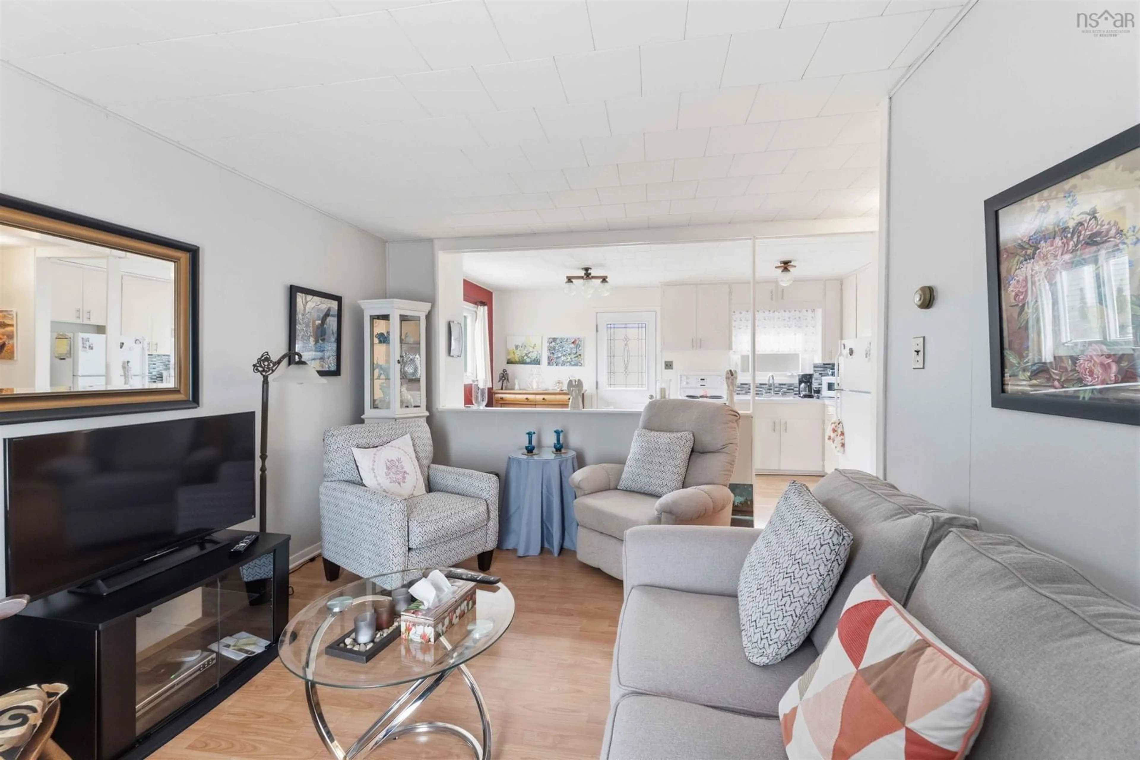 Living room with furniture, unknown for 3 Inglewood Ave, Kentville Nova Scotia B4N 1V4