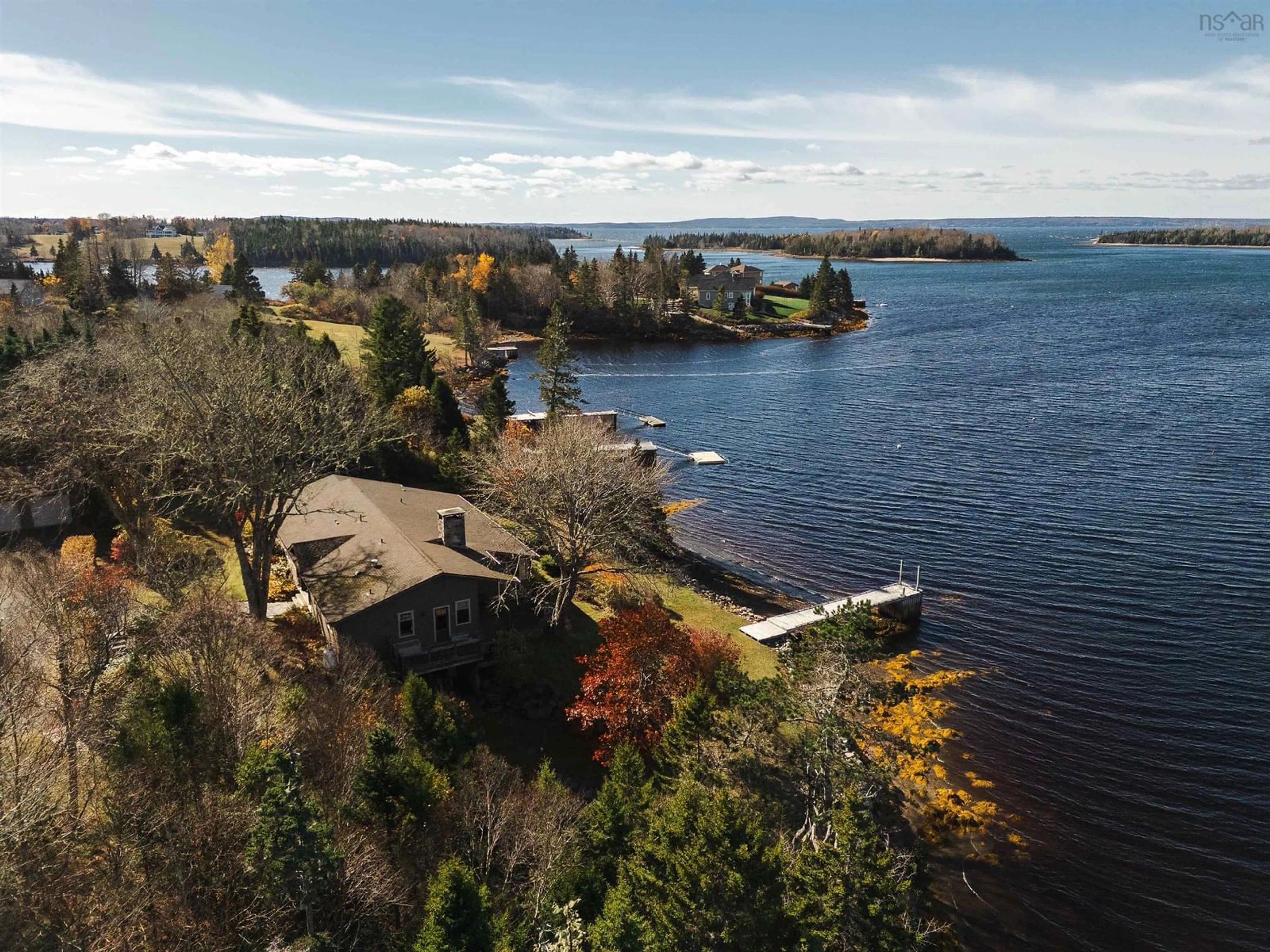 A pic from outside/outdoor area/front of a property/back of a property/a pic from drone, water/lake/river/ocean view for 10680 Peggys Cove Rd, Glen Margaret Nova Scotia B3Z 3E6