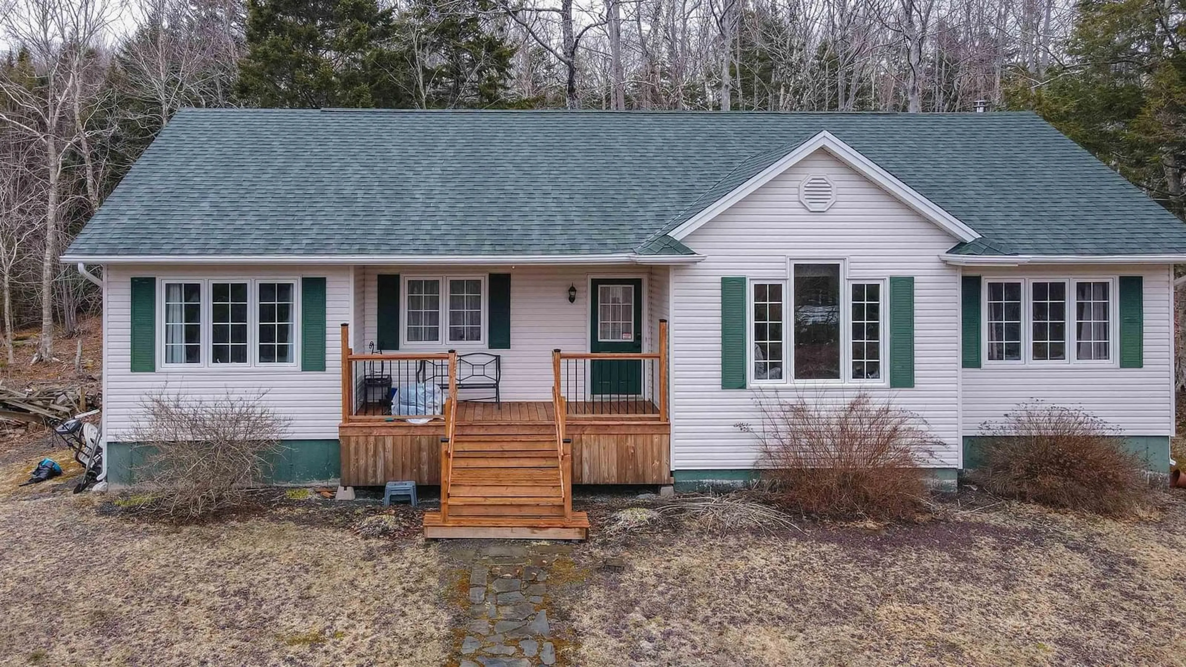 Home with vinyl exterior material, street for 688 East Uniacke Rd, Mount Uniacke Nova Scotia B0N 1Z0