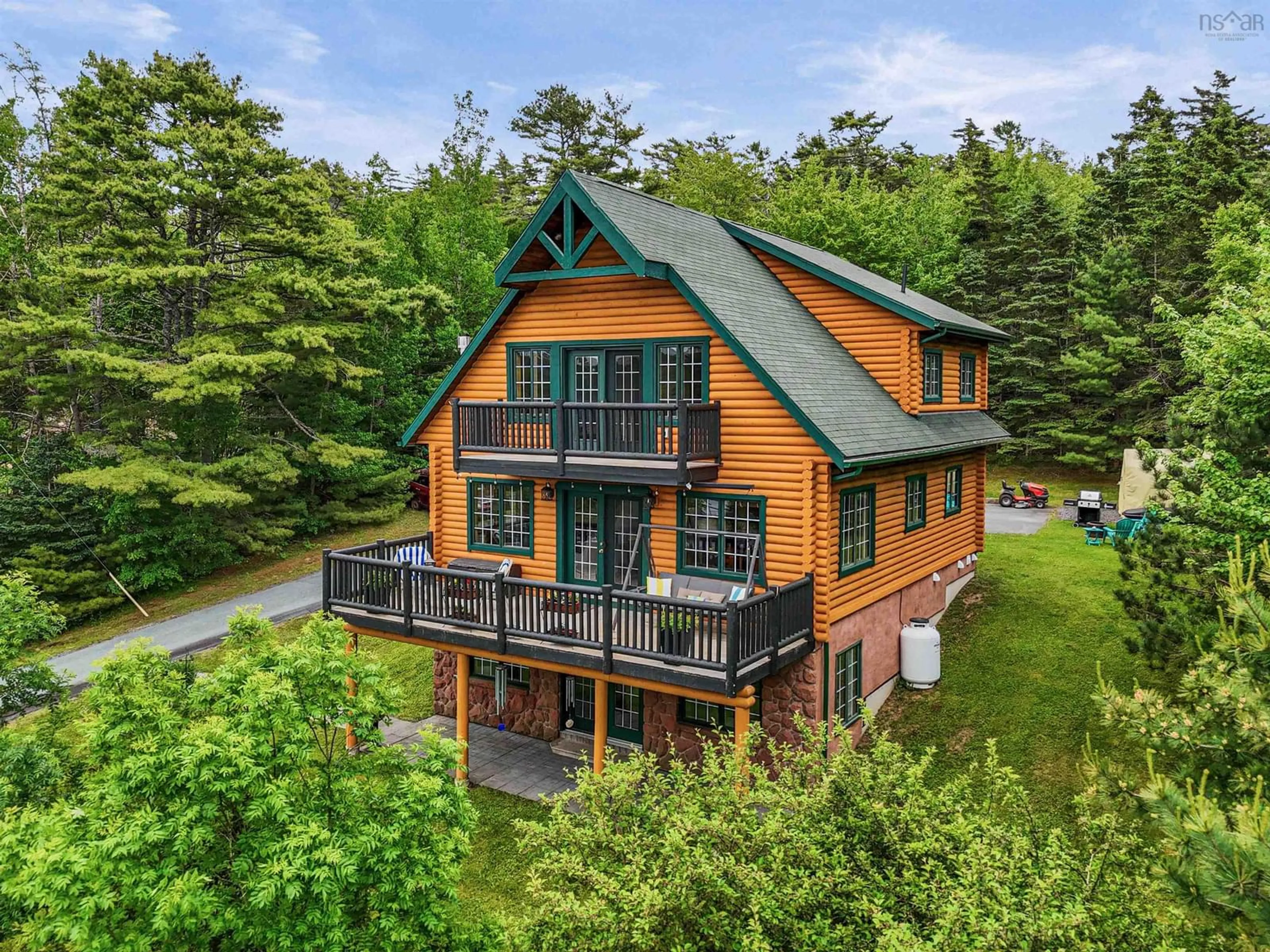 A pic from outside/outdoor area/front of a property/back of a property/a pic from drone, water/lake/river/ocean view for 12895 Peggys Cove Rd, Tantallon Nova Scotia B3Z 2K3