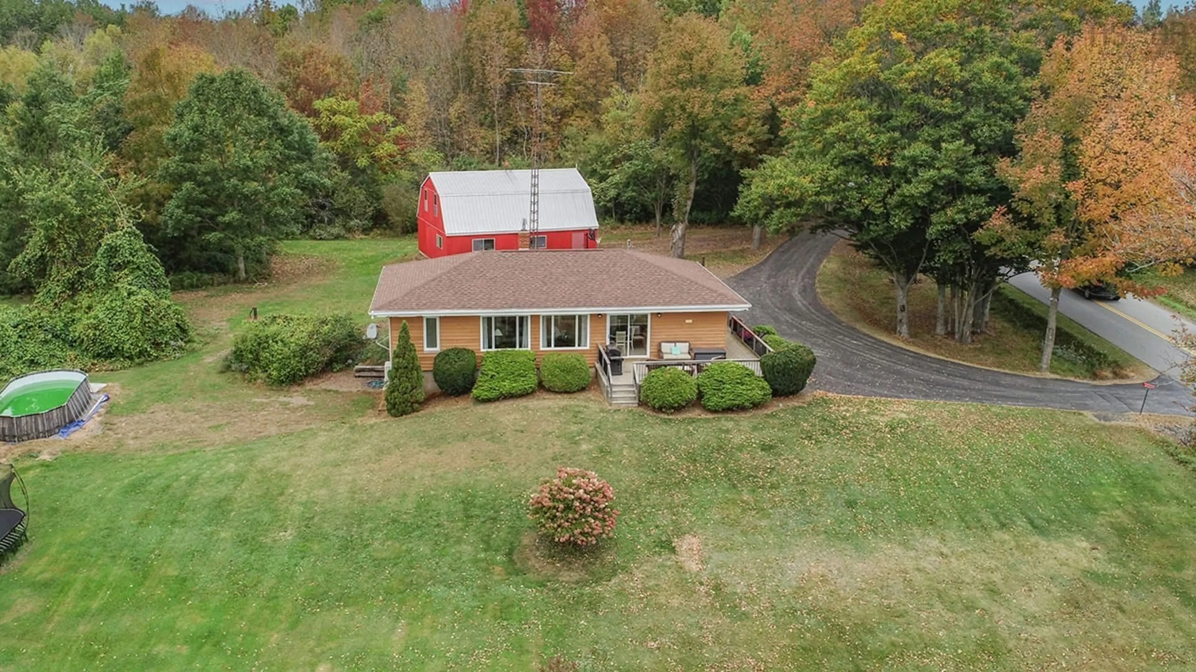 A pic from outside/outdoor area/front of a property/back of a property/a pic from drone, unknown for 1773 Grand Pre Rd Rd, Melanson Nova Scotia B0P 1M0
