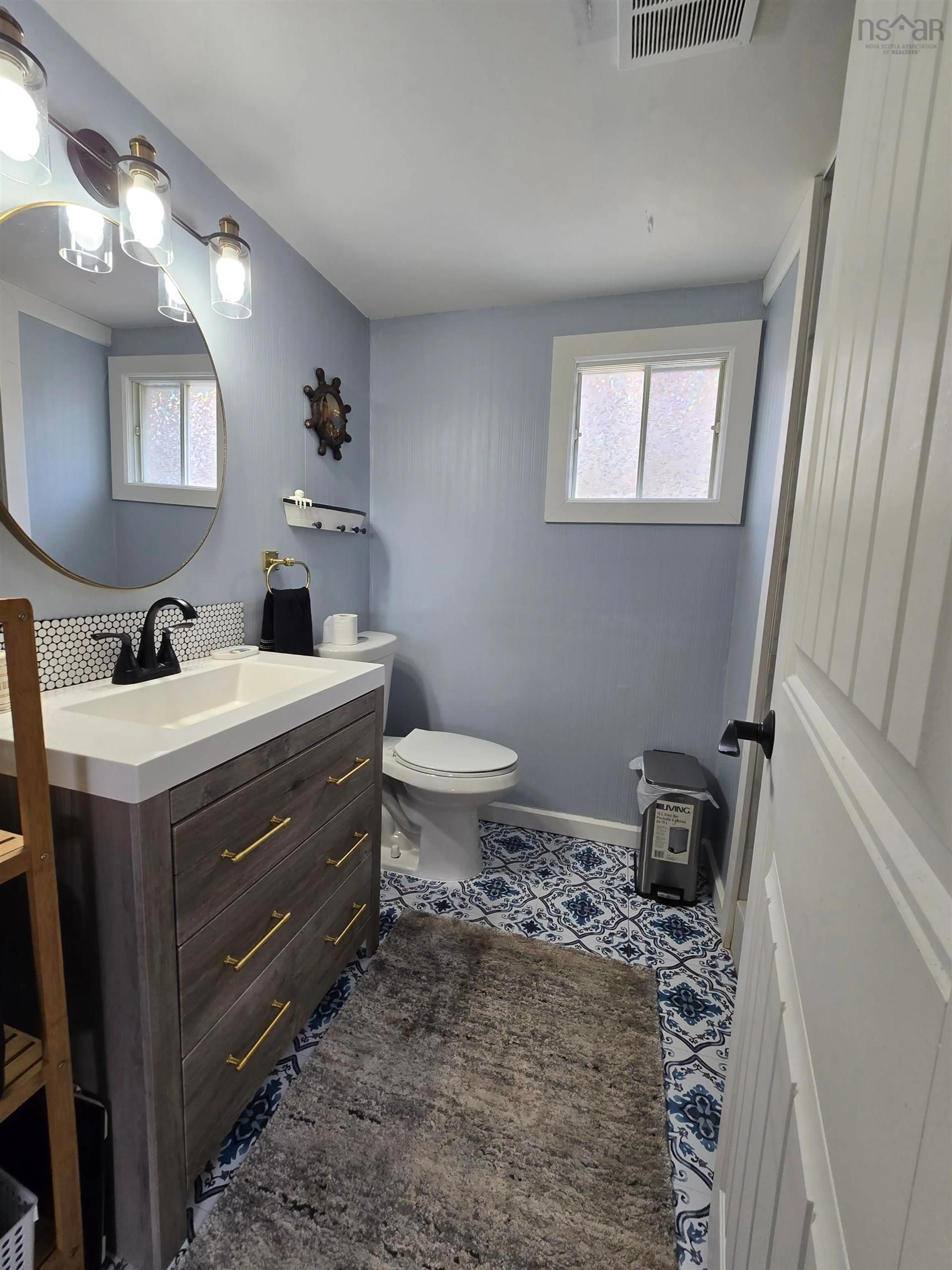 Contemporary bathroom, ceramic/tile floor for 18540 Country Harbour Hwy 316 Hwy, Country Harbour Nova Scotia B0H 1M0