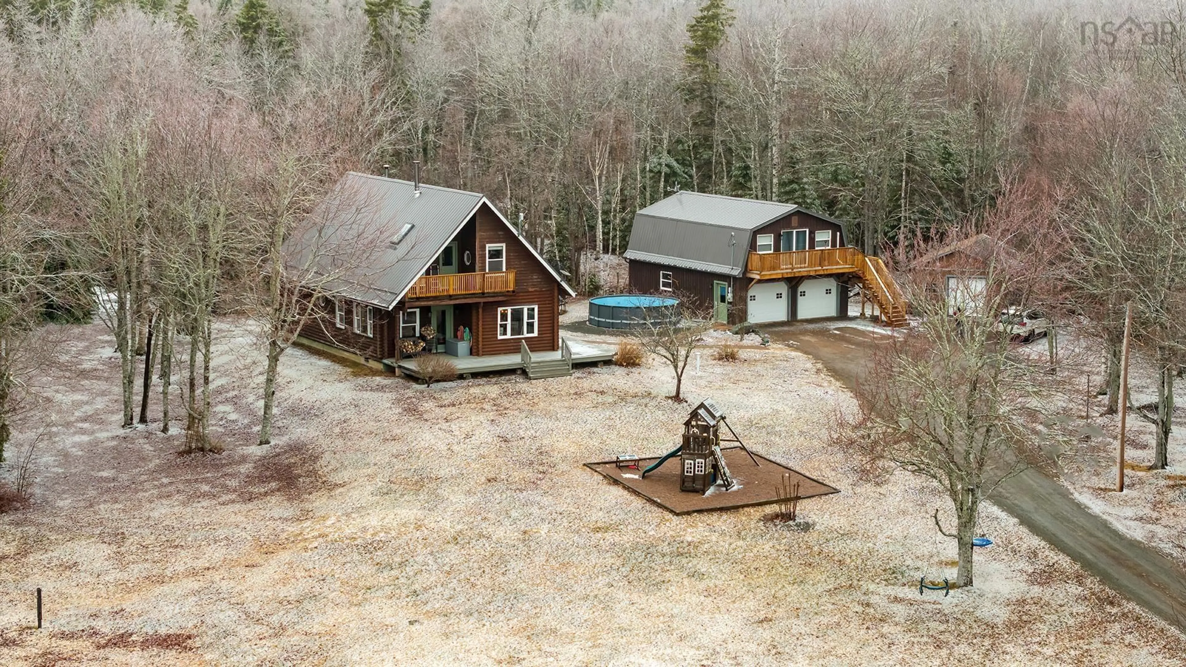 A pic from outside/outdoor area/front of a property/back of a property/a pic from drone, unknown for 1197 Mount Pleasant Rd, Oxford Nova Scotia B0M 1P0