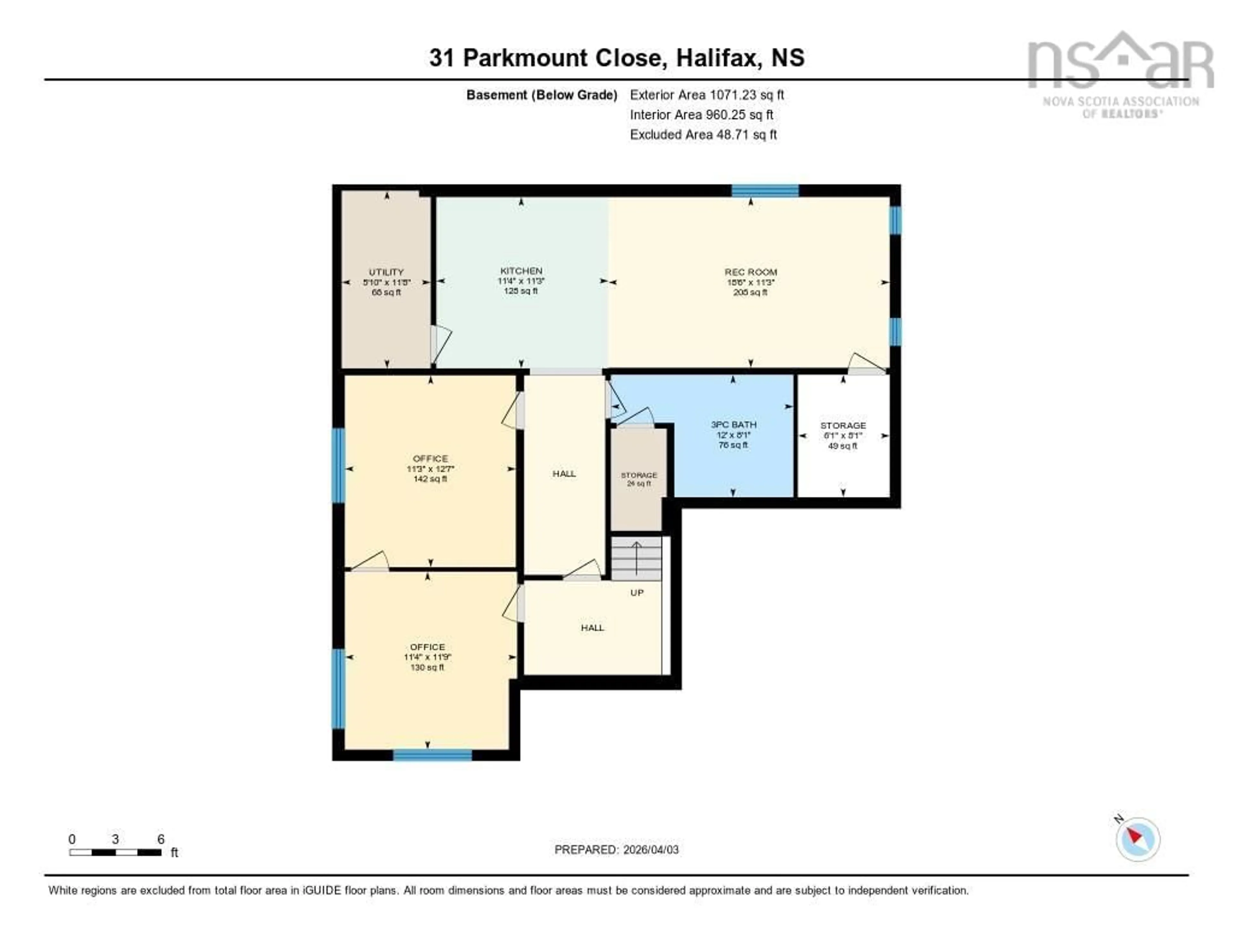 Floor plan for 31 Parkmount Close, Clayton Park Nova Scotia B3S 1L7