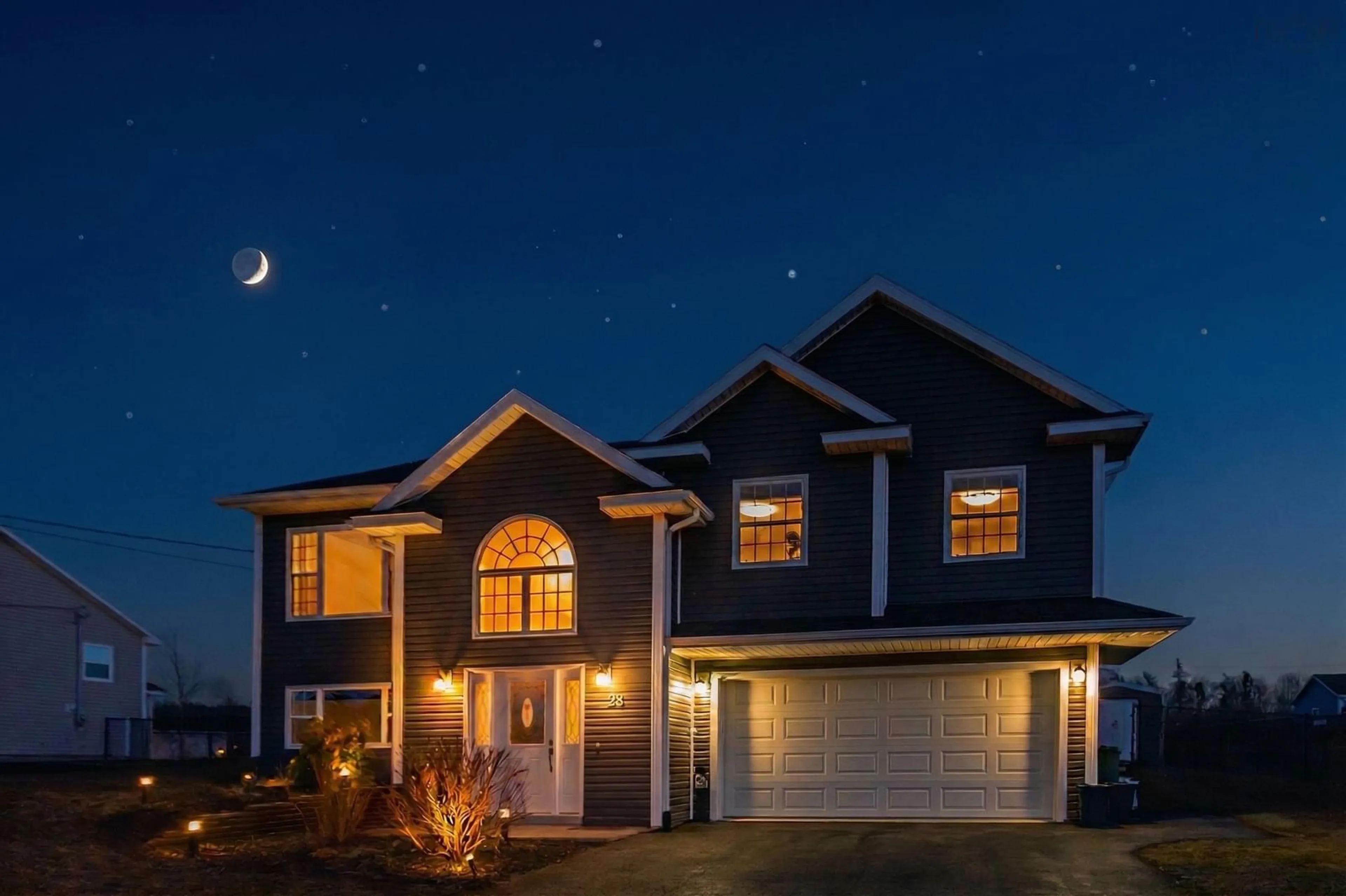 Home with vinyl exterior material, street for 28 Terra Nova Dr, Greenwood Nova Scotia B0P 1R0