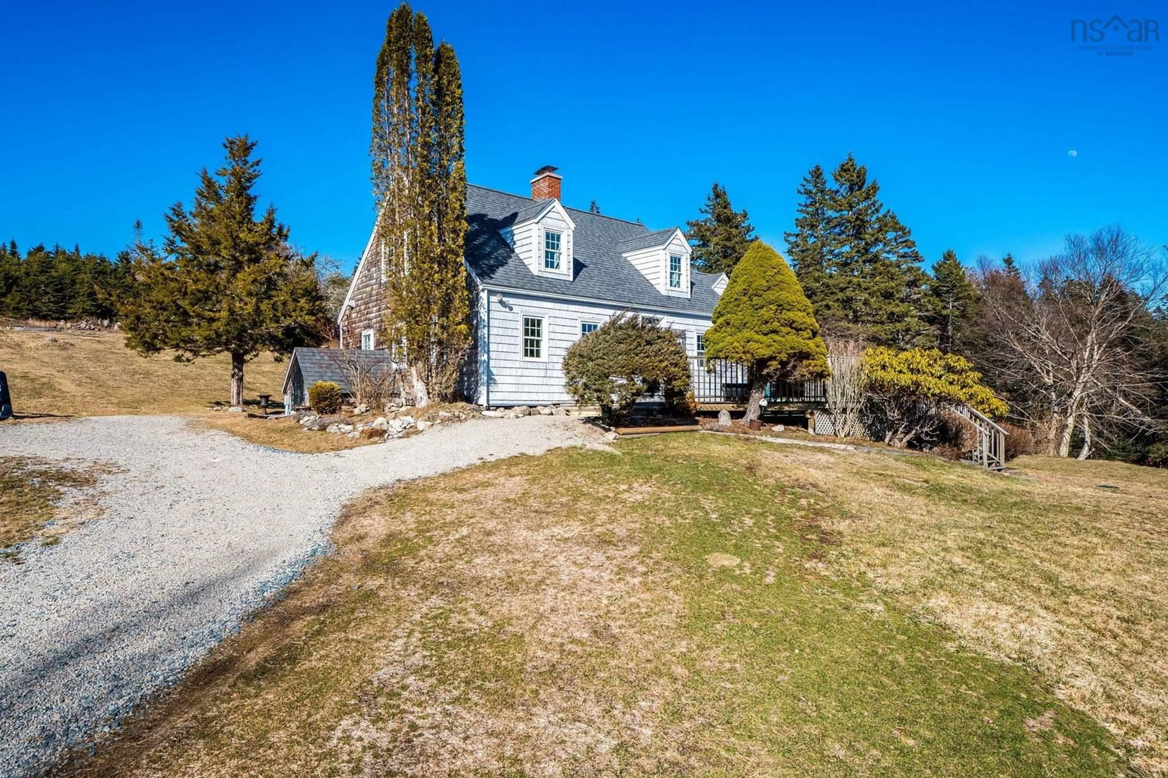 A pic from outside/outdoor area/front of a property/back of a property/a pic from drone, street for 211 Indian Point Rd, Glen Haven Nova Scotia B3Z 2S2