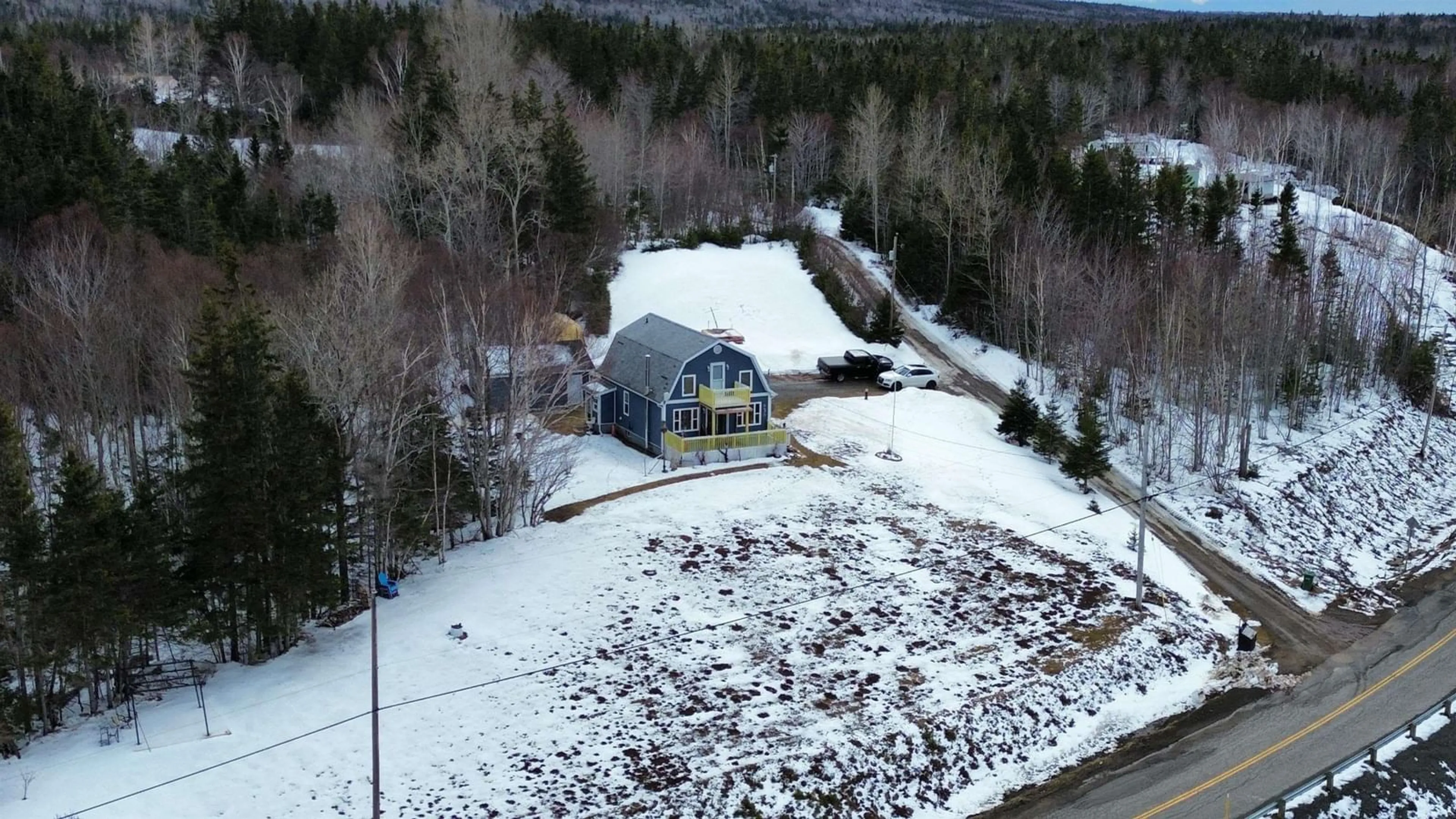 A pic from outside/outdoor area/front of a property/back of a property/a pic from drone, unknown for 8872 Kempt Head Rd, Kempt Head Nova Scotia B1X 1P8