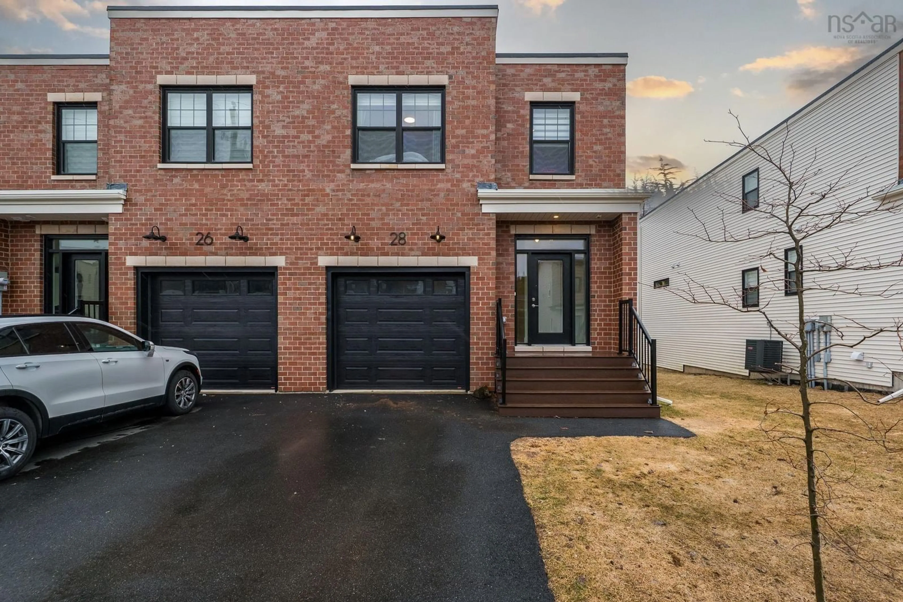 Home with brick exterior material, street for 28 Trekker Dr, Bedford Nova Scotia B4B 2K7