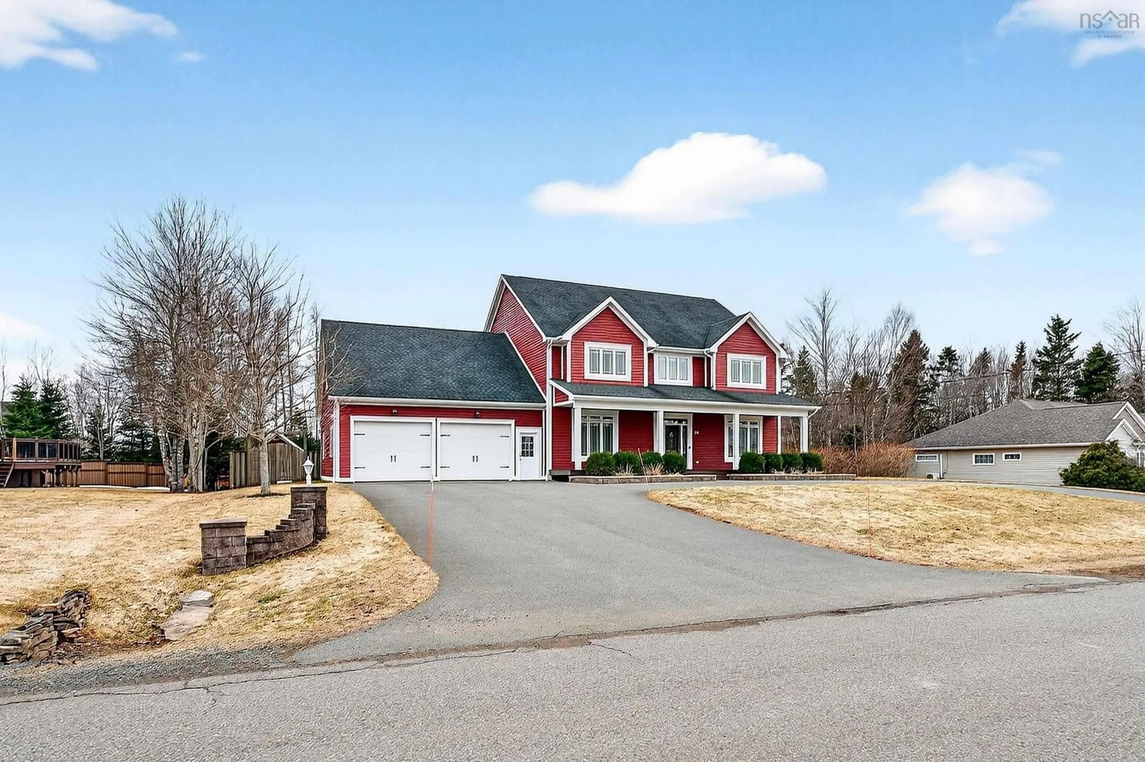 Home with vinyl exterior material, street for 26 Cambridge Dr, Valley Nova Scotia B6L 4P4