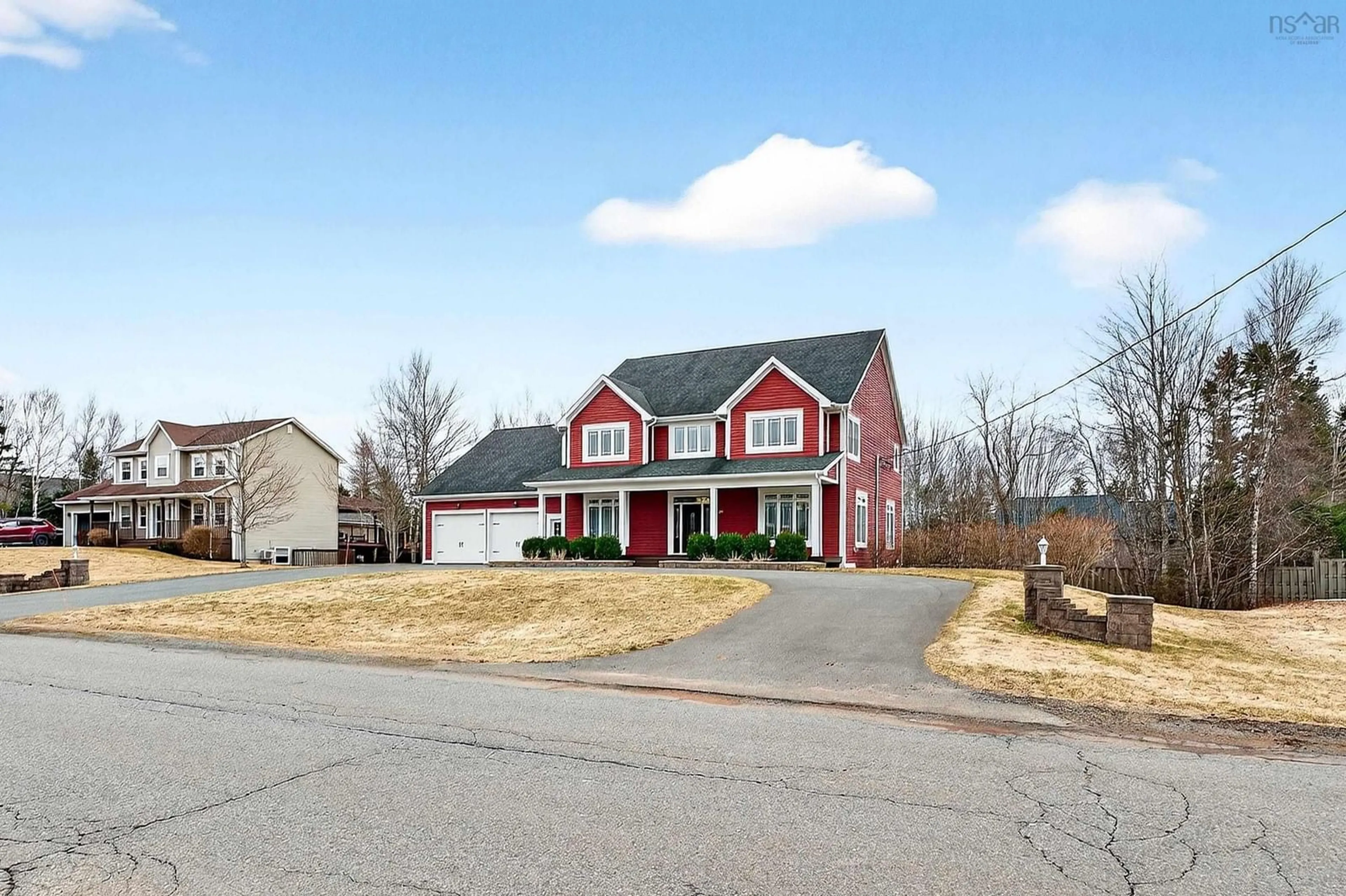 Home with vinyl exterior material, street for 26 Cambridge Dr, Valley Nova Scotia B6L 4P4