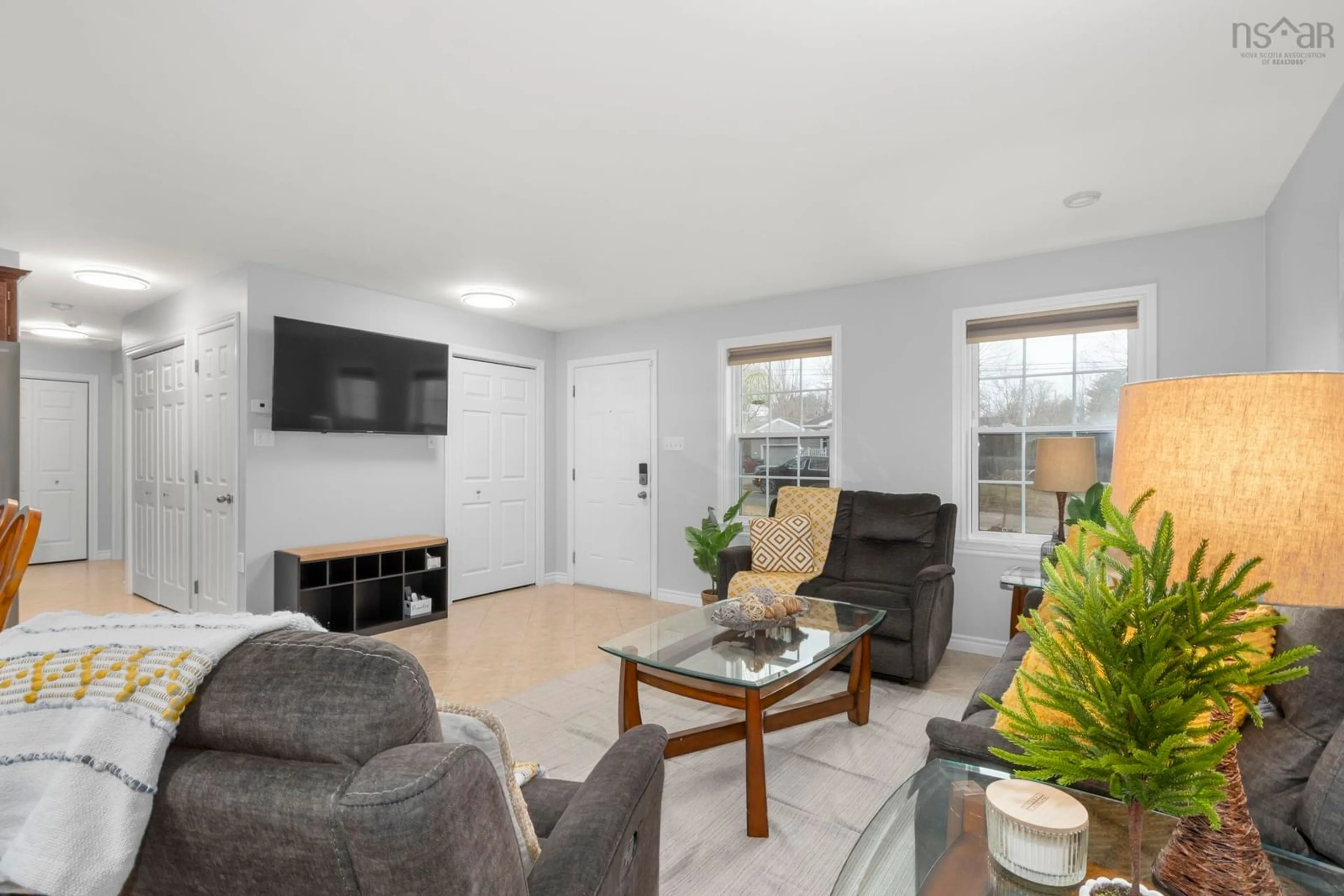 Living room with furniture, unknown for 25 Churchill Ave, Kentville Nova Scotia B4N 2H8