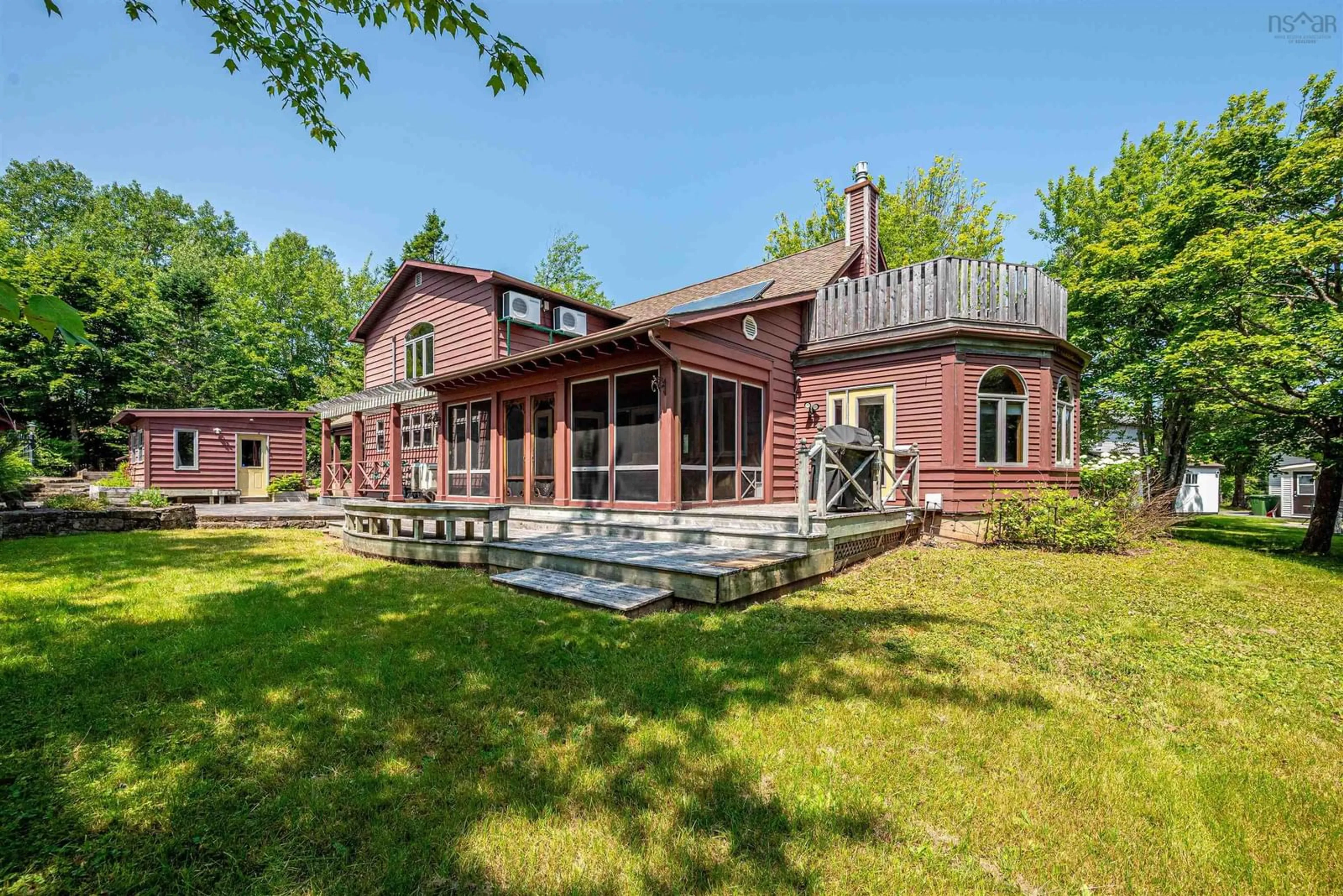 Patio, water/lake/river/ocean view for 39 Cedar Dr, Stellarton Nova Scotia B0K 1S0