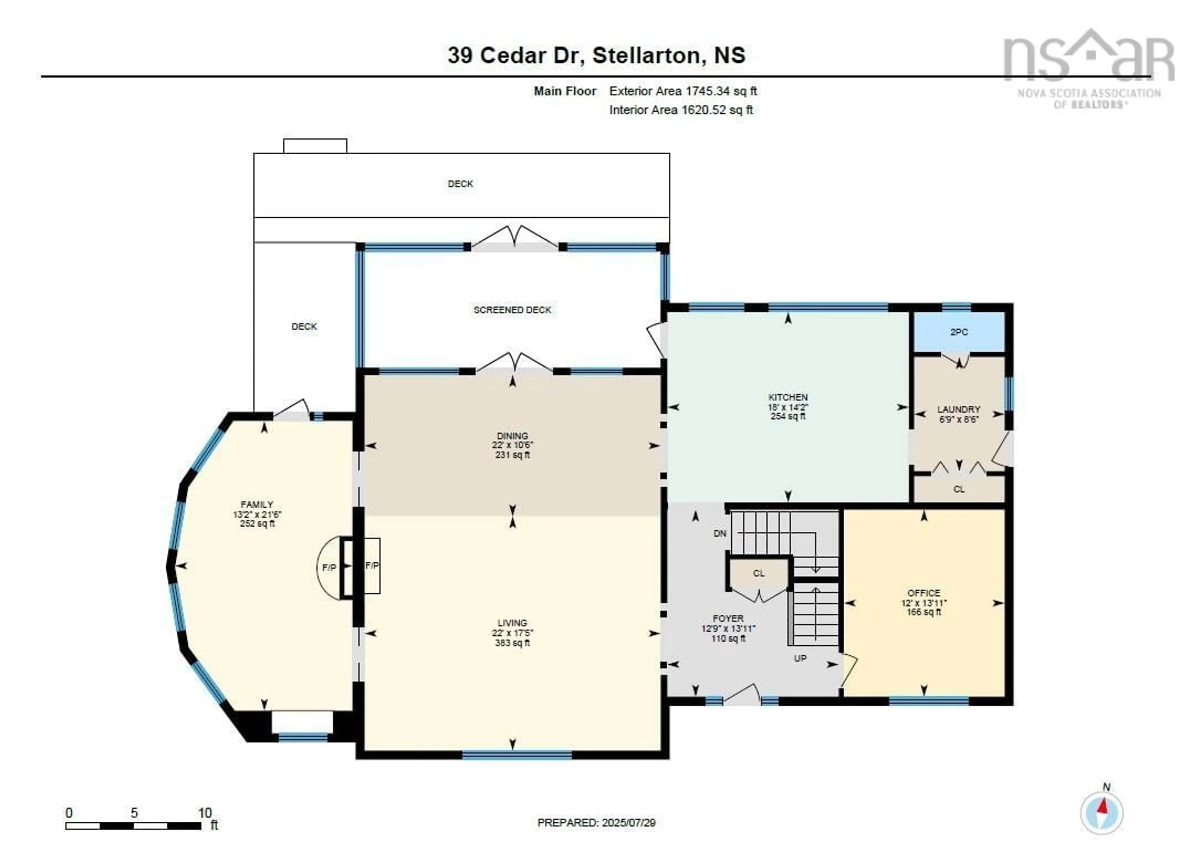 Floor plan for 39 Cedar Dr, Stellarton Nova Scotia B0K 1S0
