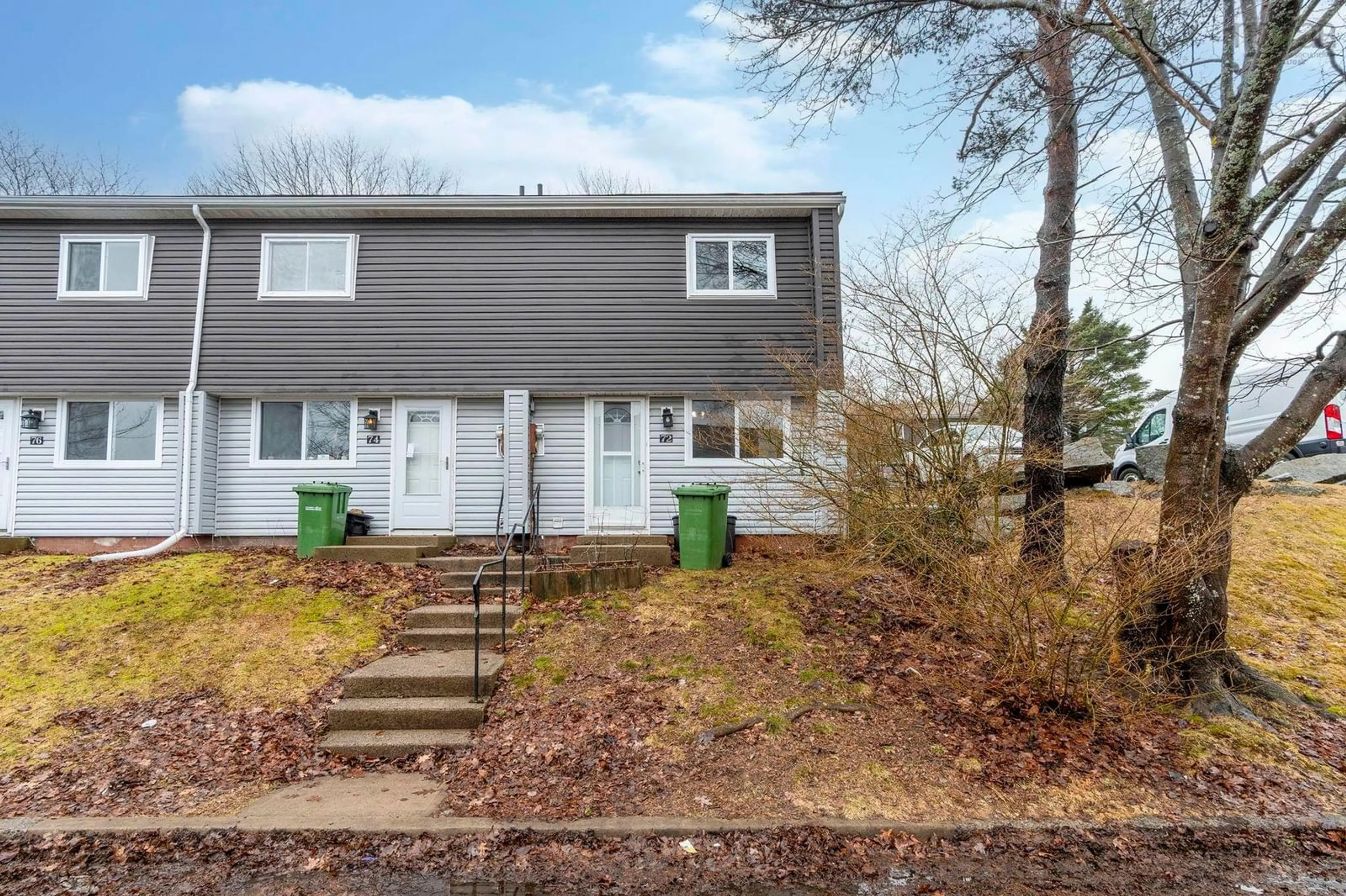 Home with vinyl exterior material, street for 72 Cavendish Rd, Halifax Nova Scotia B3P 2J7