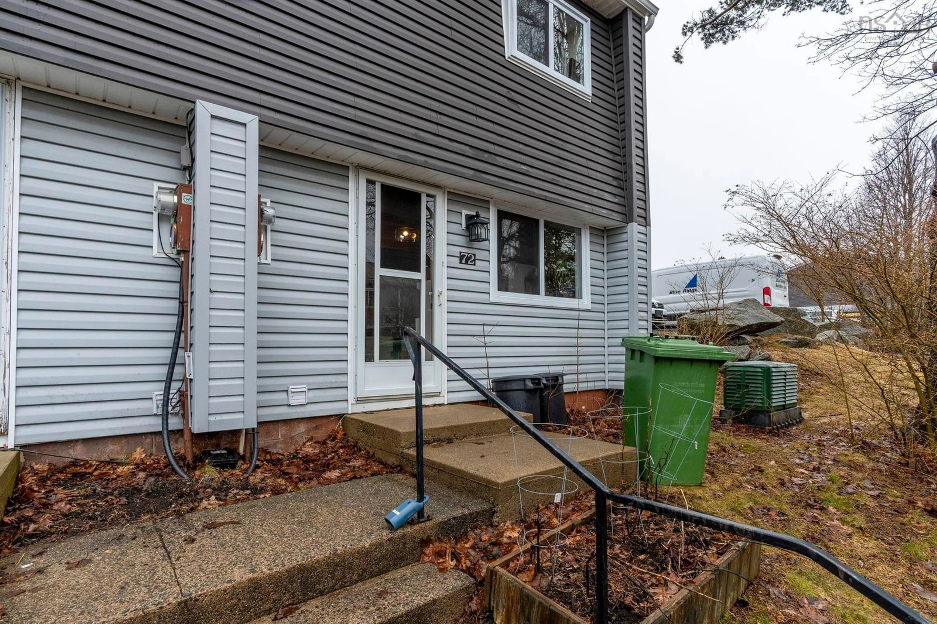 Home with vinyl exterior material, street for 72 Cavendish Rd, Halifax Nova Scotia B3P 2J7